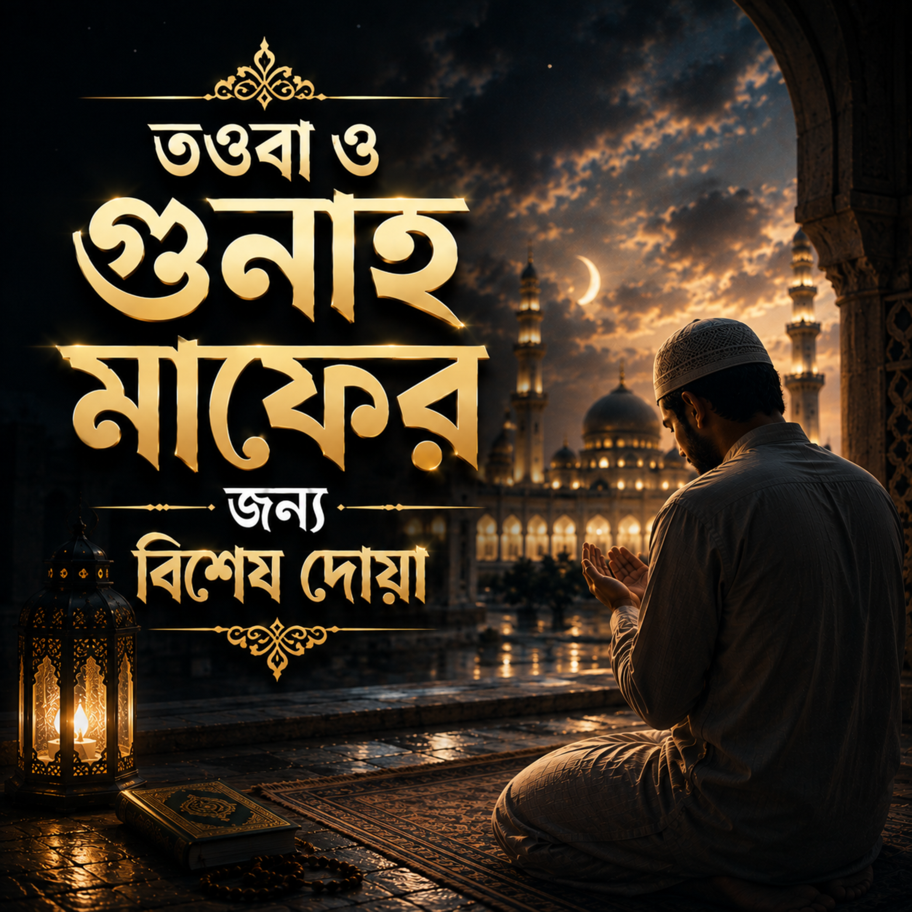তওবা ও গুনাহ মাফের জন্য বিশেষ দোয়া by Ananya Sharma cover art