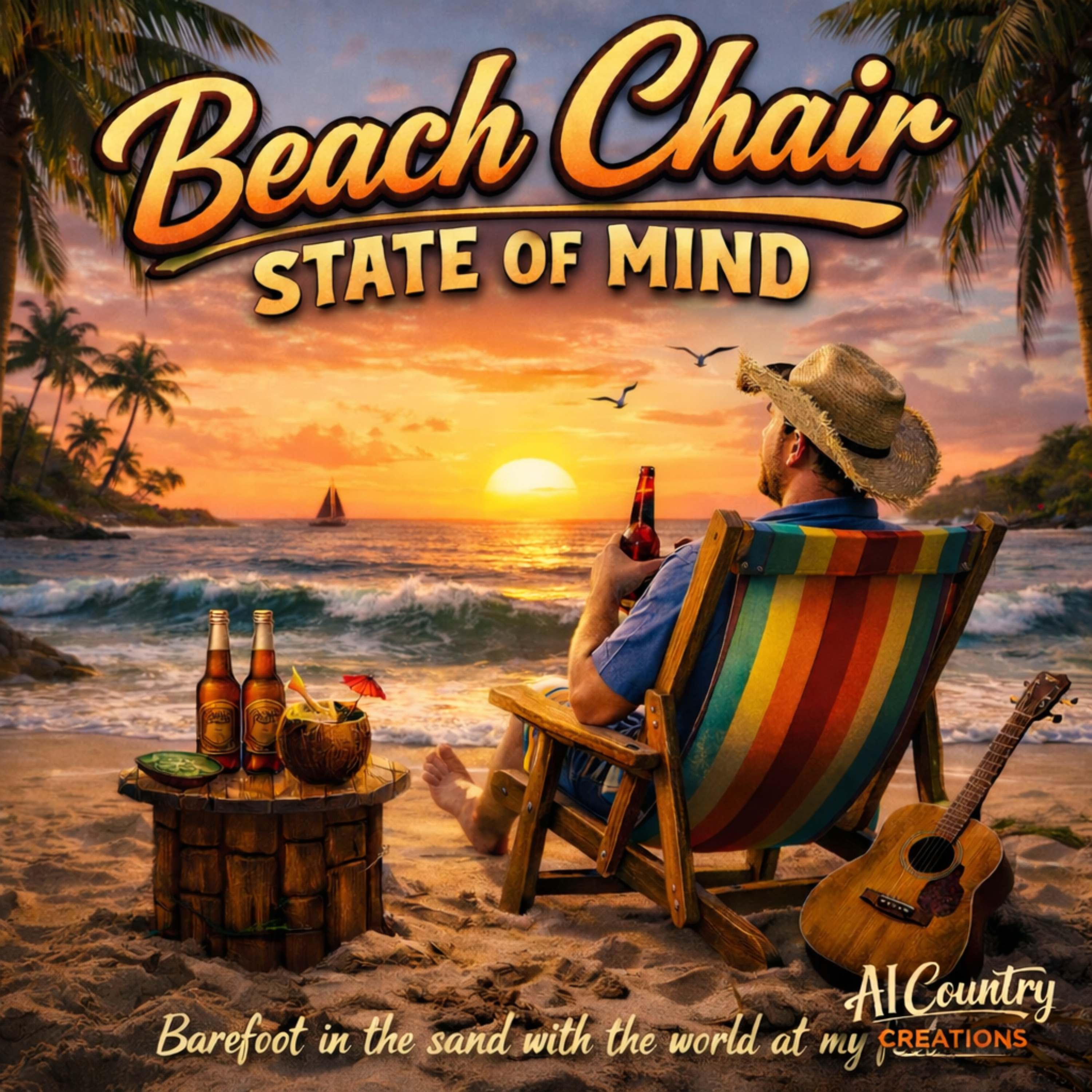 Beach Chair State of Mind artwork