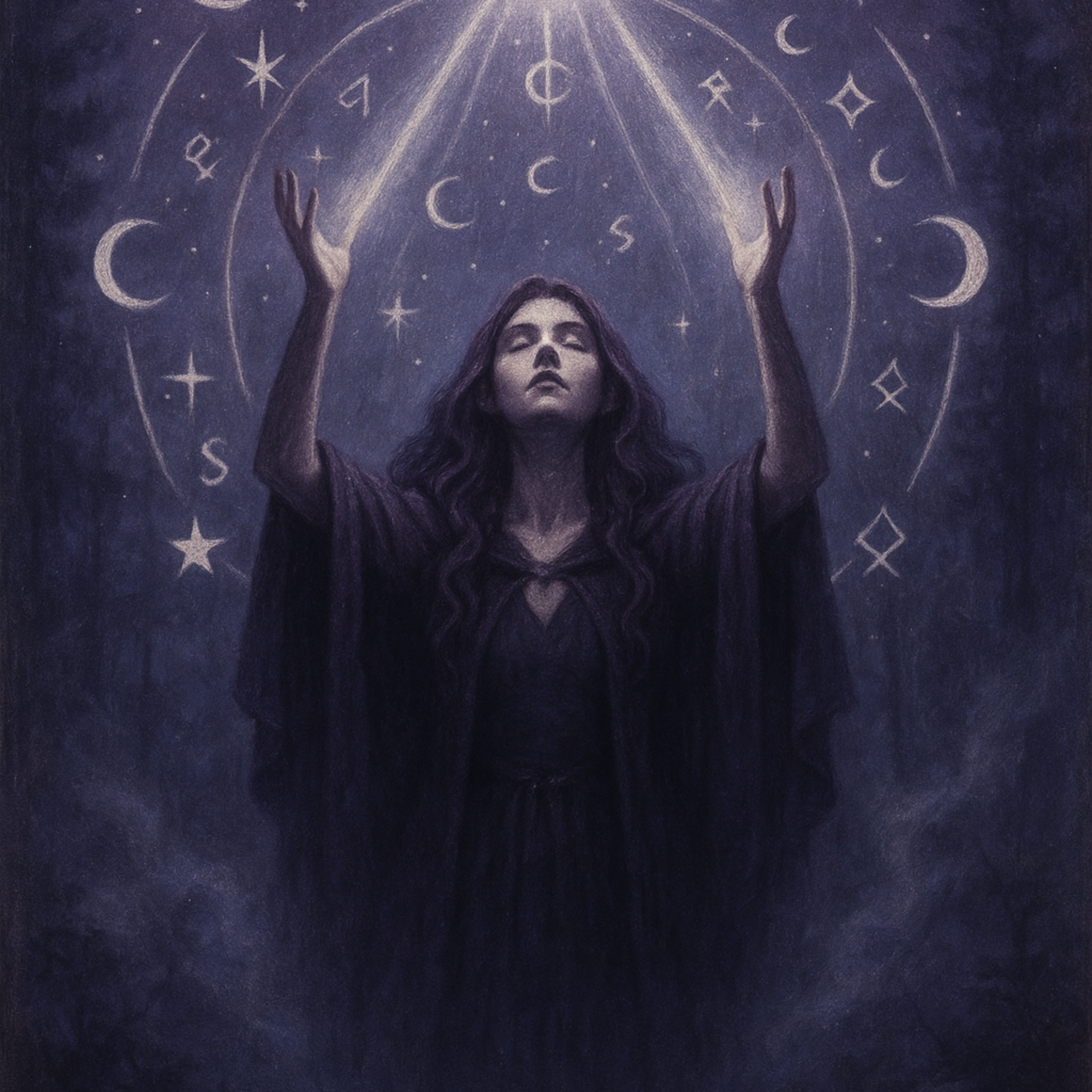 Drawing Down The Moon Spell artwork