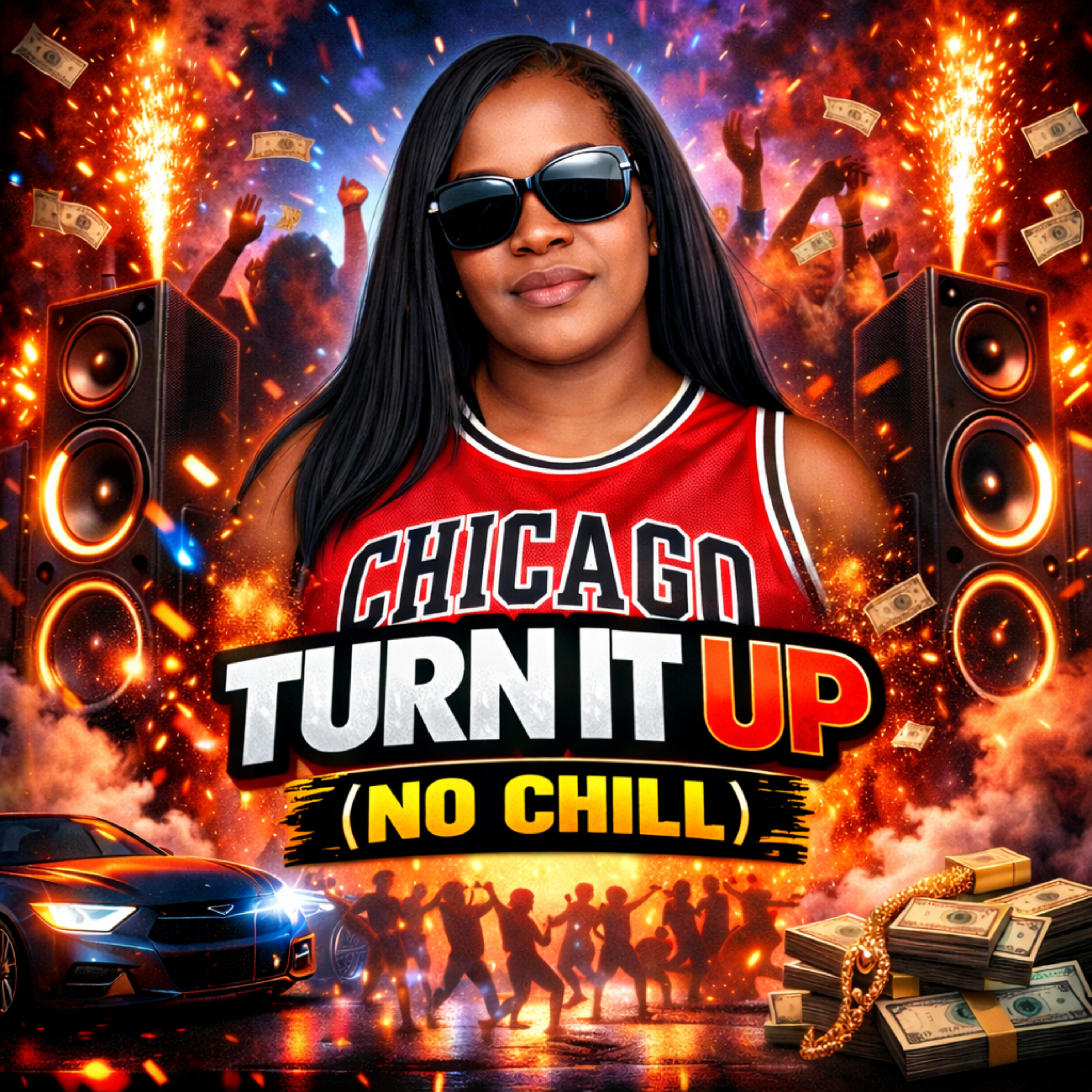 TURN IT UP (NO CHILL) artwork