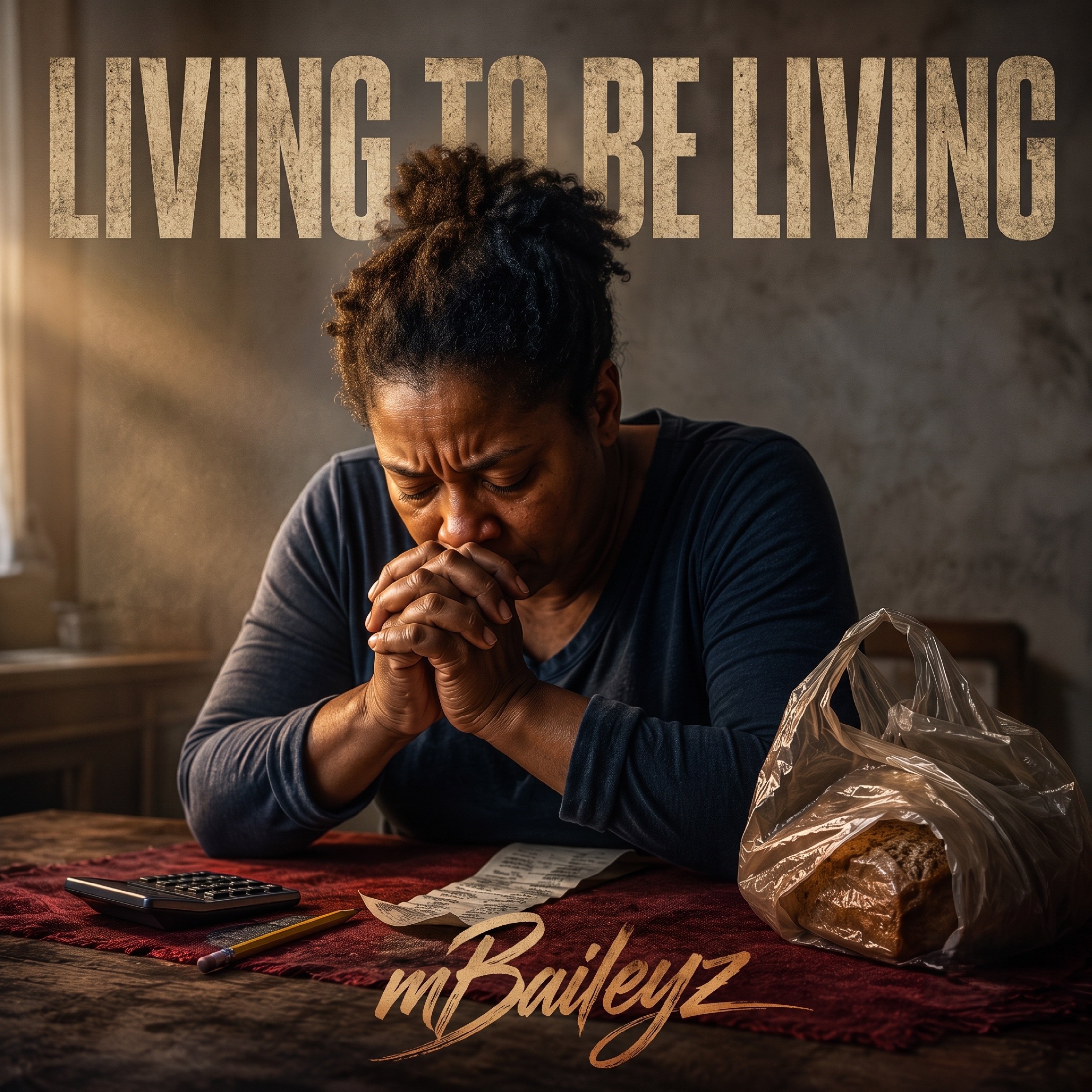 LIVING TO BE LIVING by mBaileyz cover art