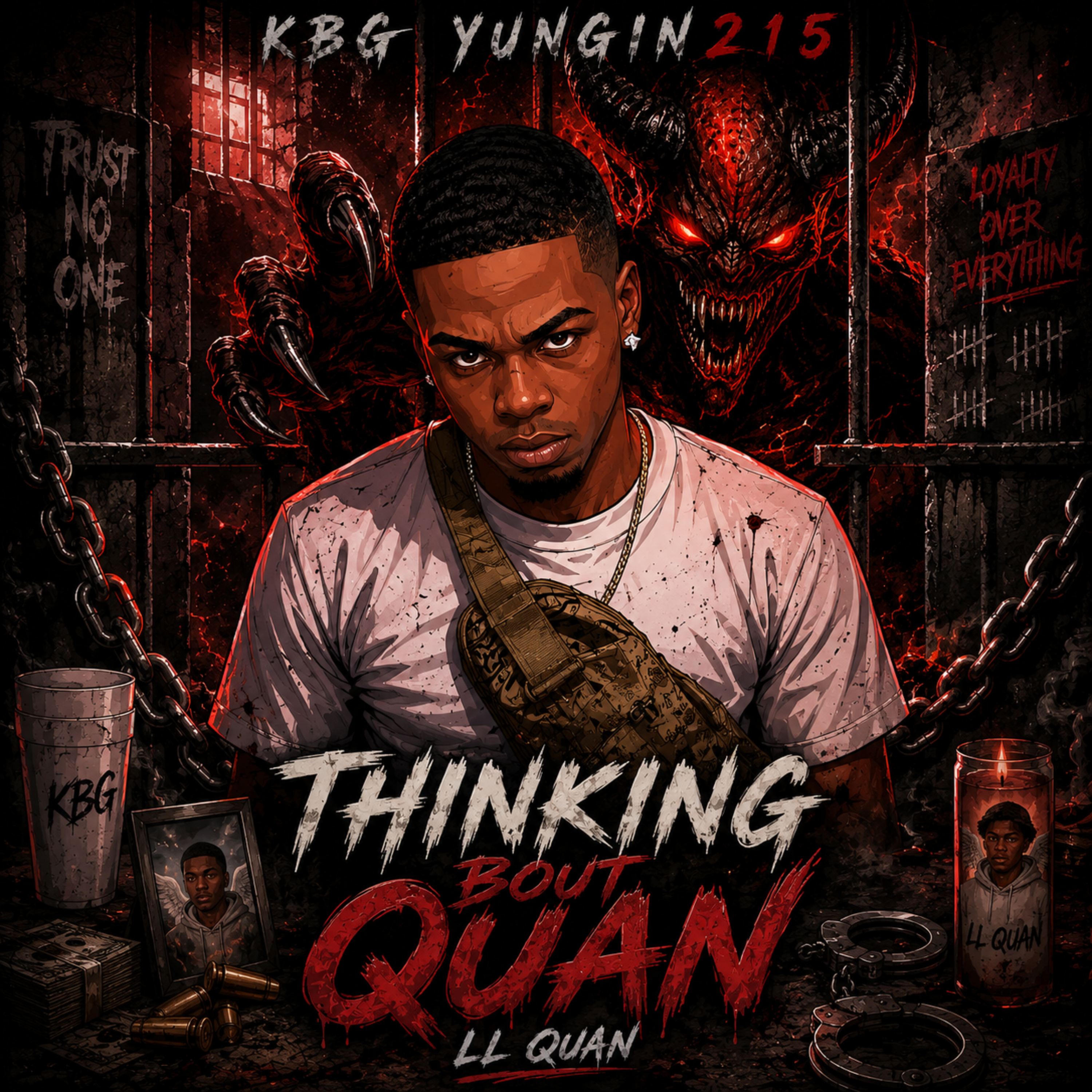THINKING BOUT QUAN by KBG Yungin215 cover art
