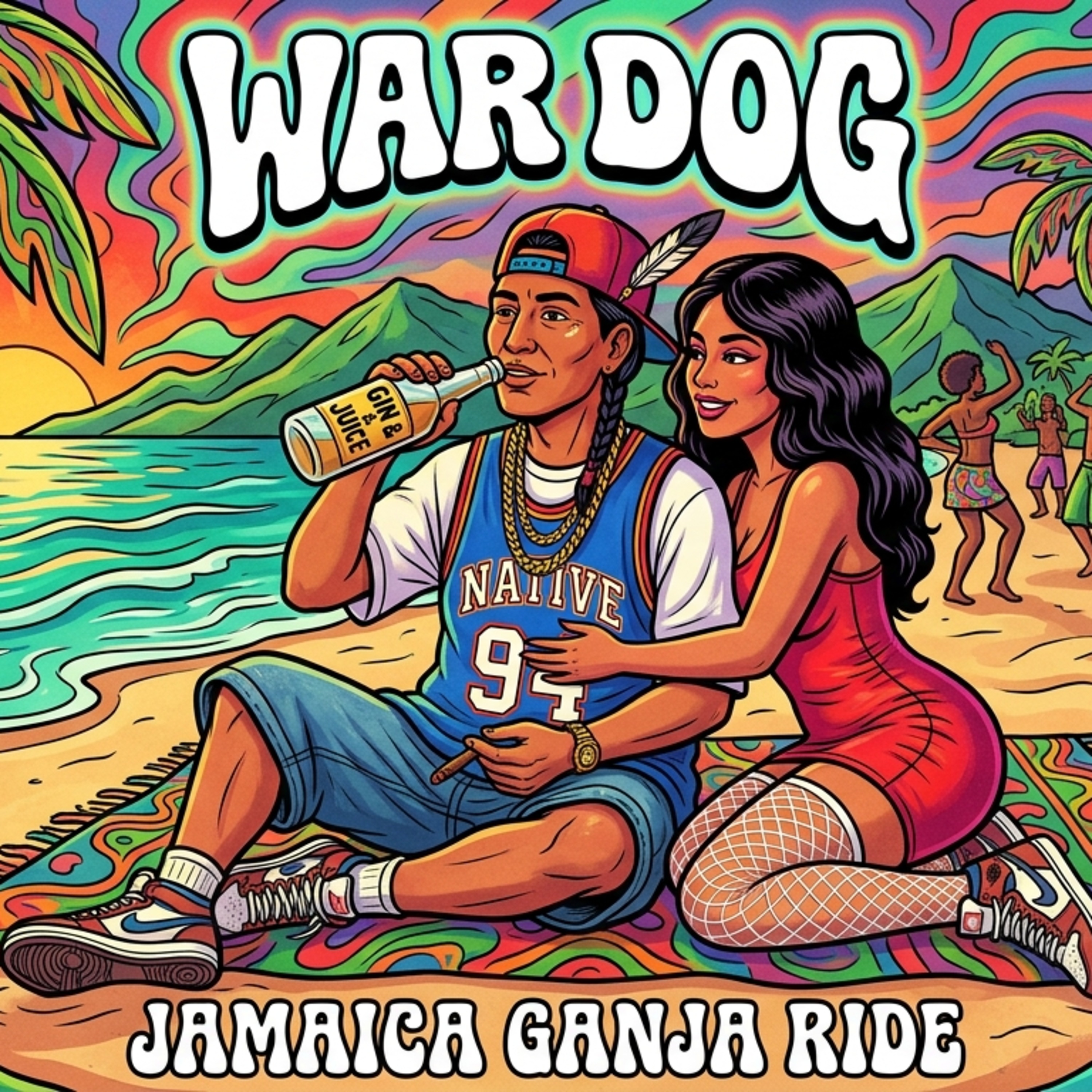 Jamaica Ganja Ride by War Dog cover art
