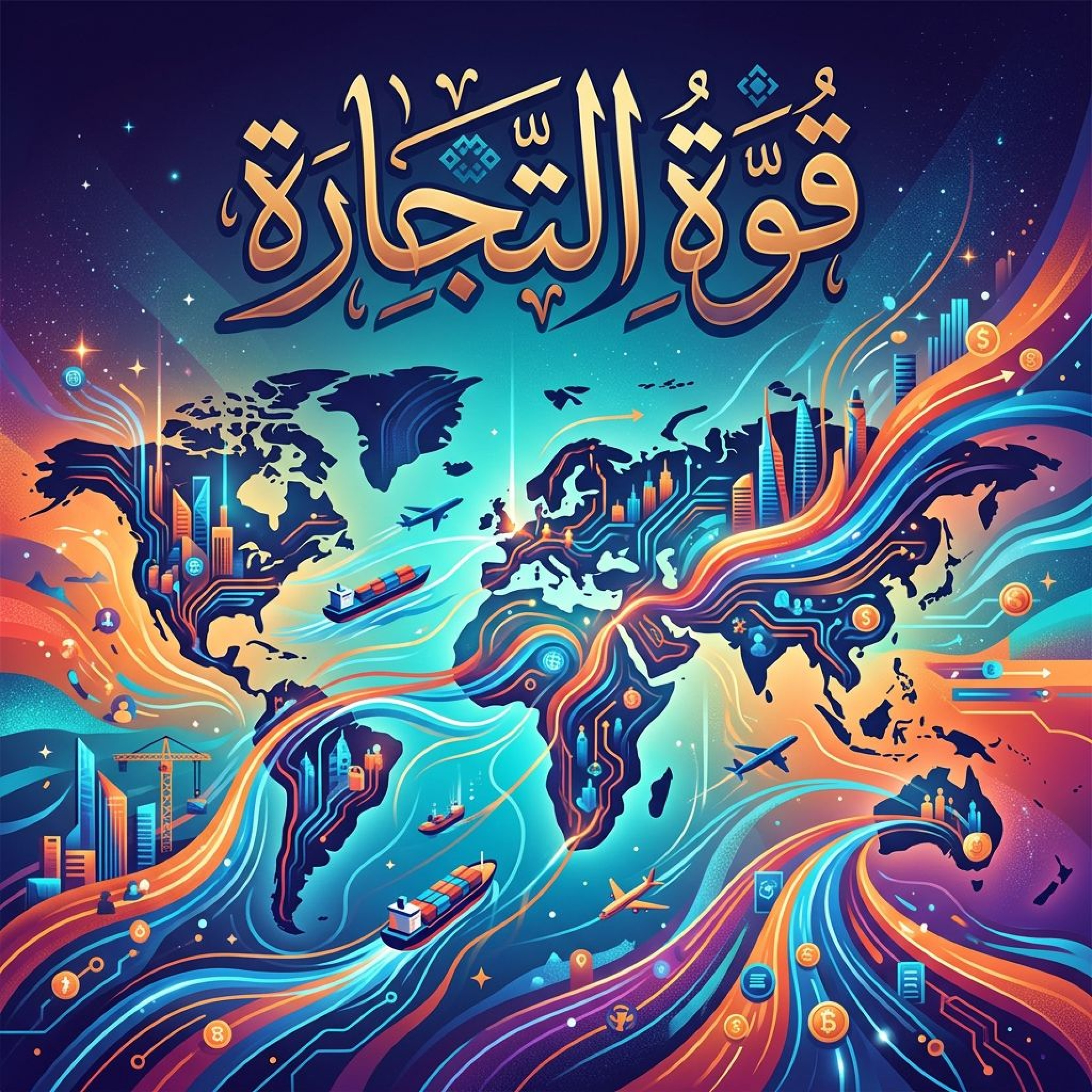 قوة التجارة by Lunbi cover art