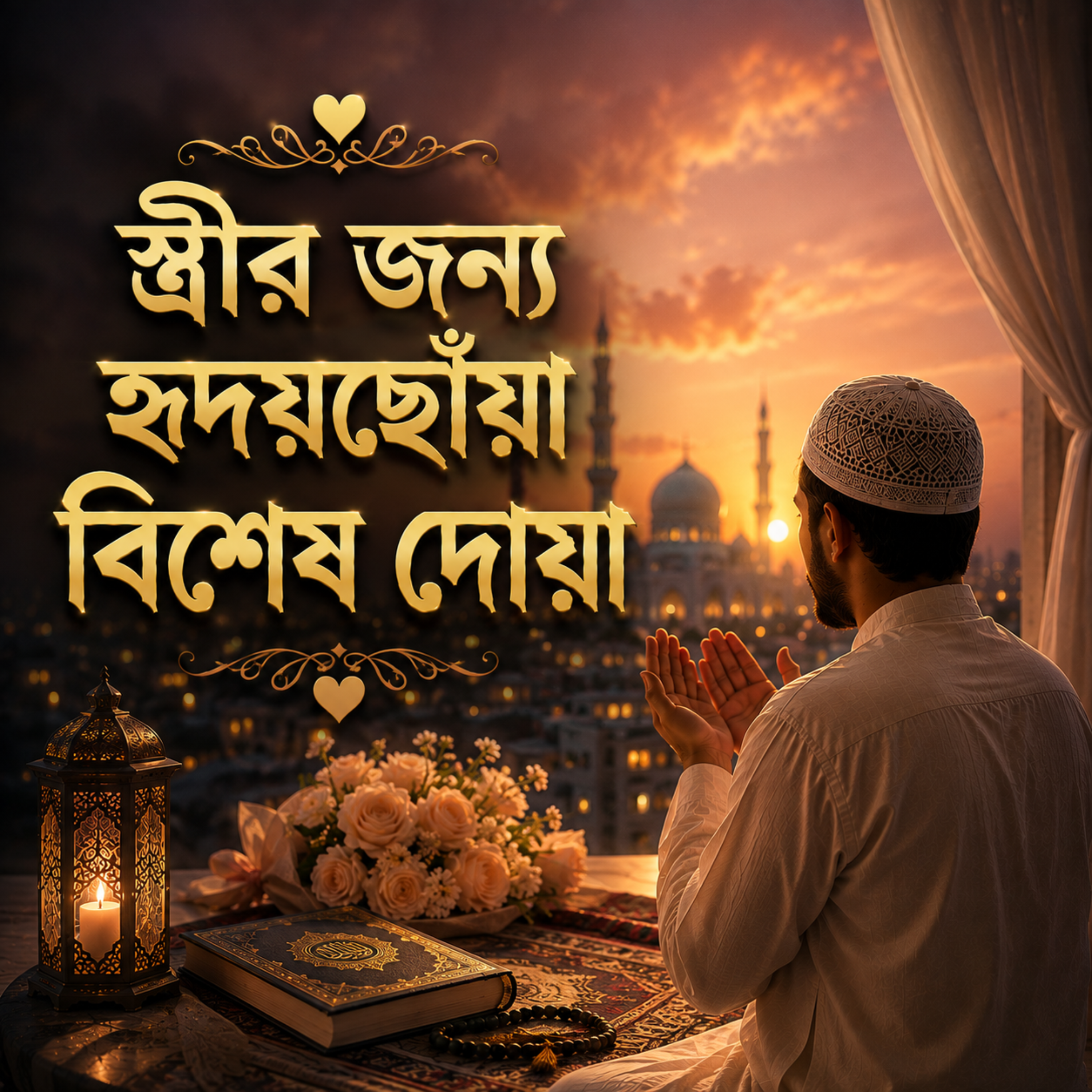 স্ত্রীর জন্য হৃদয়ছোঁয়া বিশেষ দোয়া by Ananya Sharma cover art