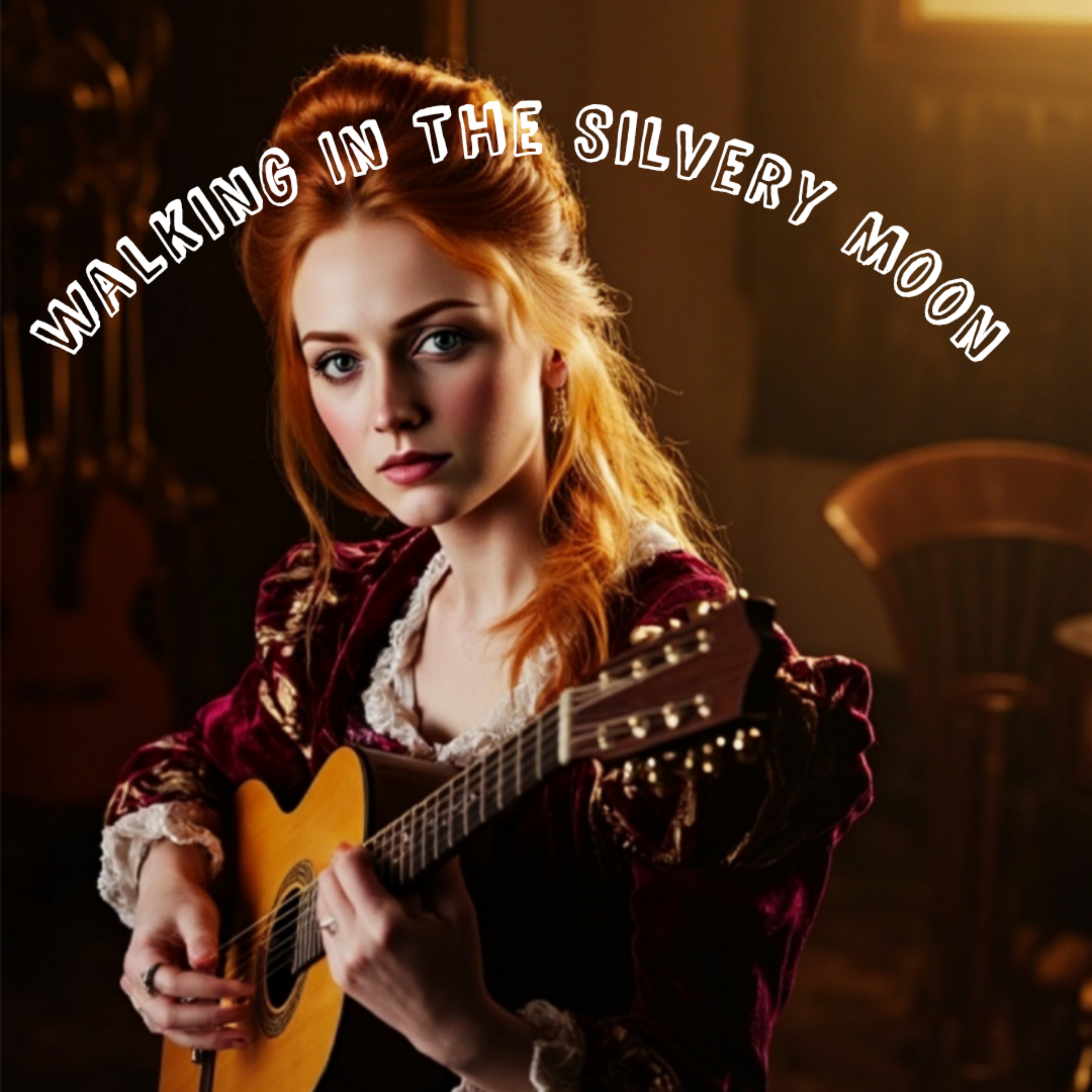 Walking In the Silvery Moon artwork