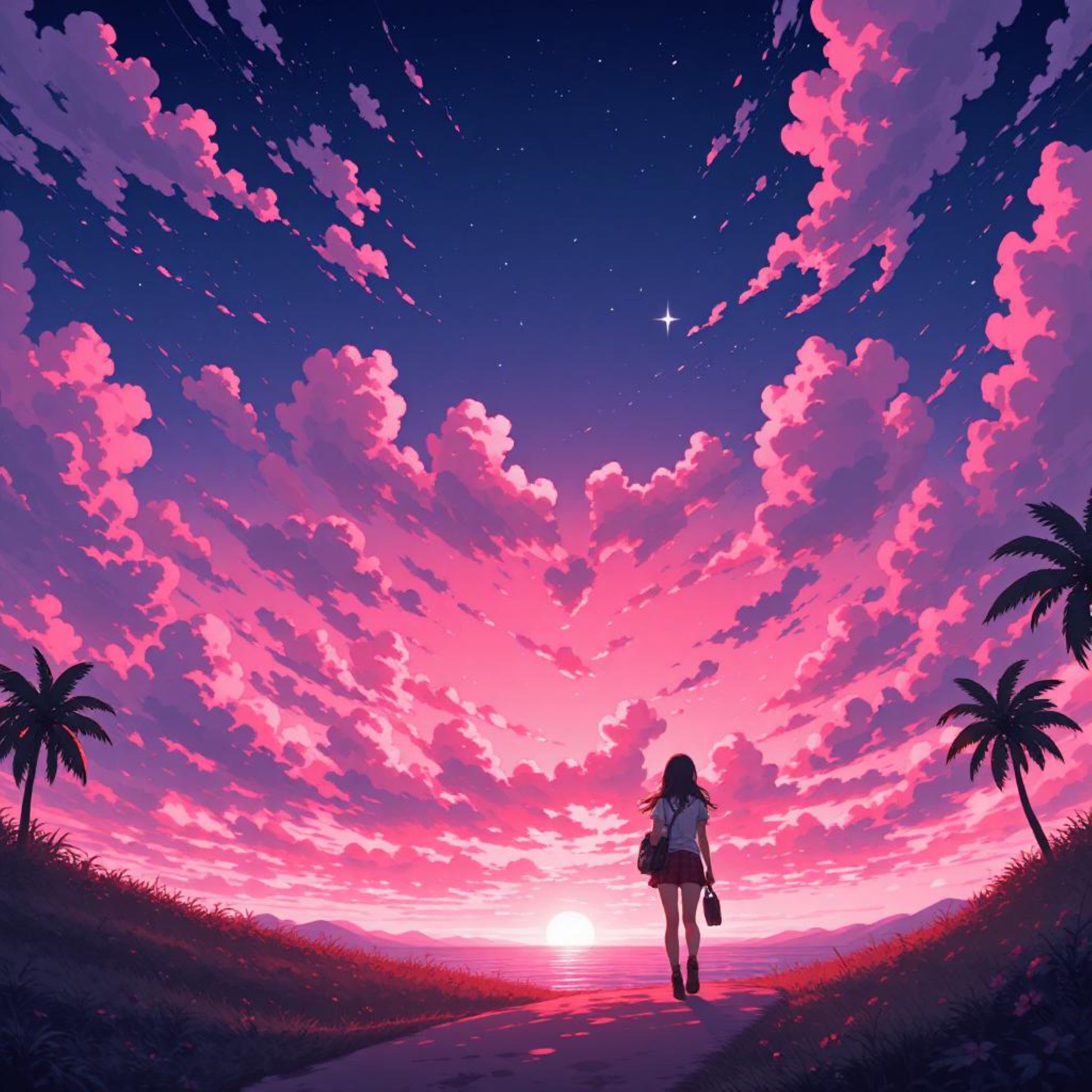 Velvet Skies & Neon Dreams artwork