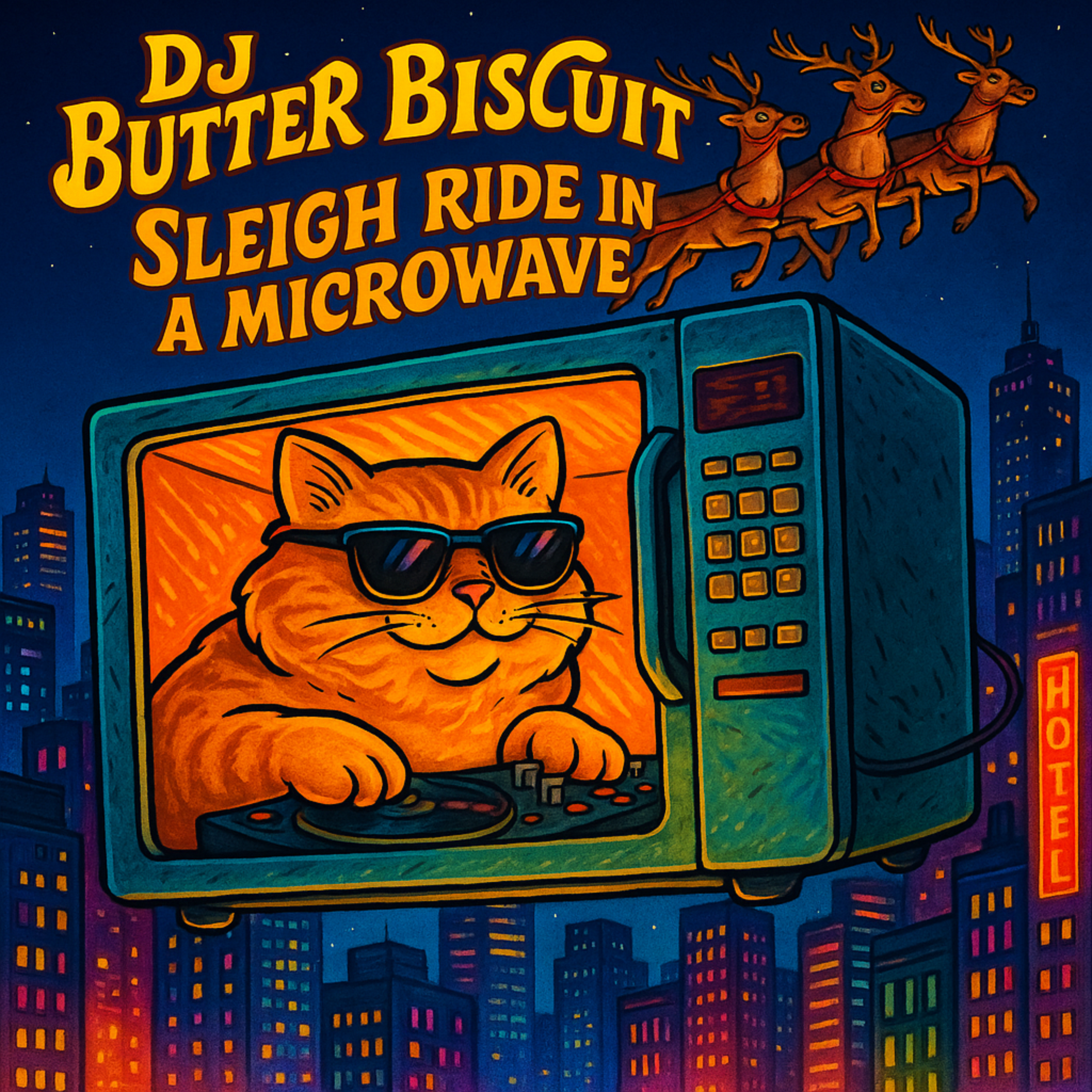 Sleigh Ride in a Microwave artwork