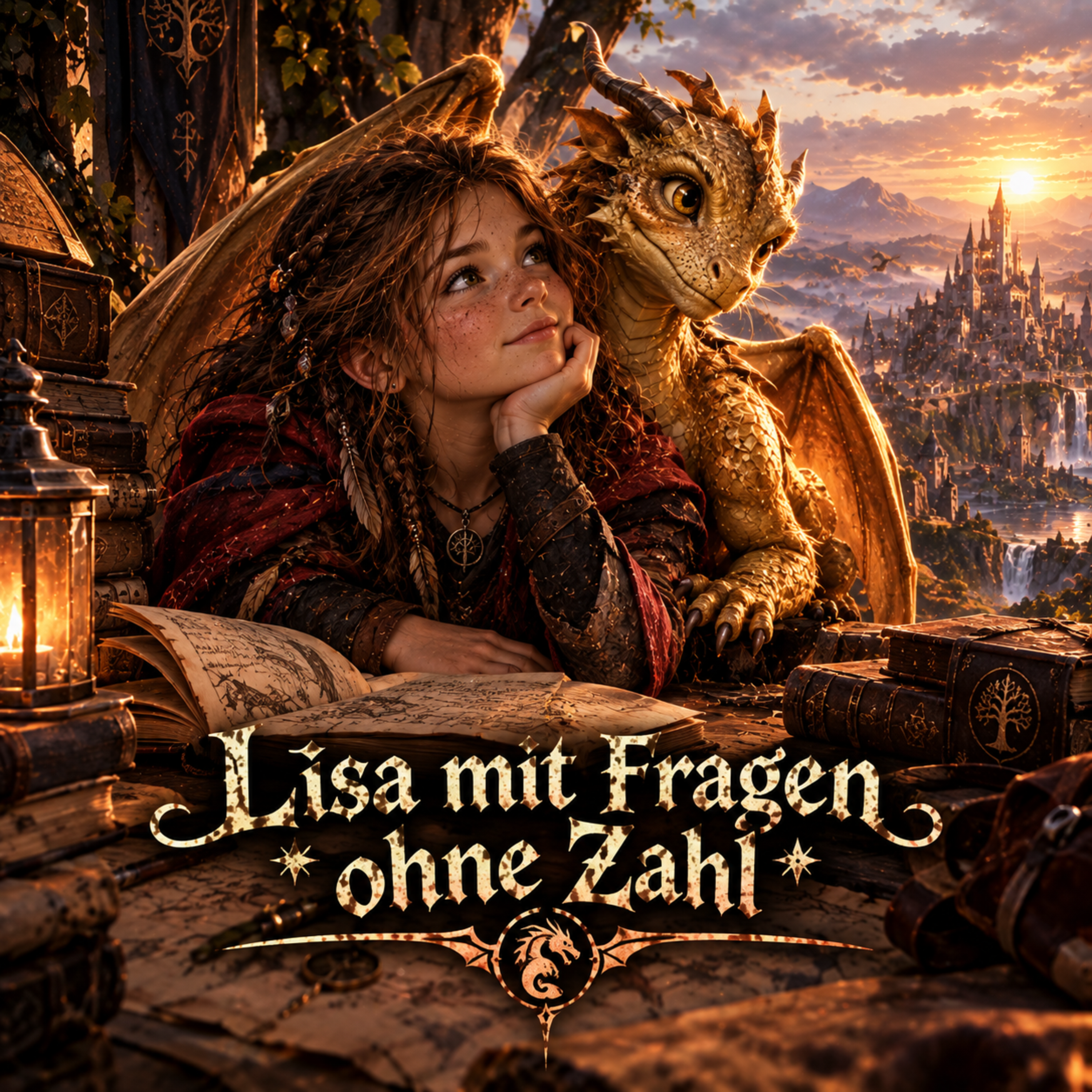Lisa mit Fragen ohne Zahl by Nightbloom Dragon cover art