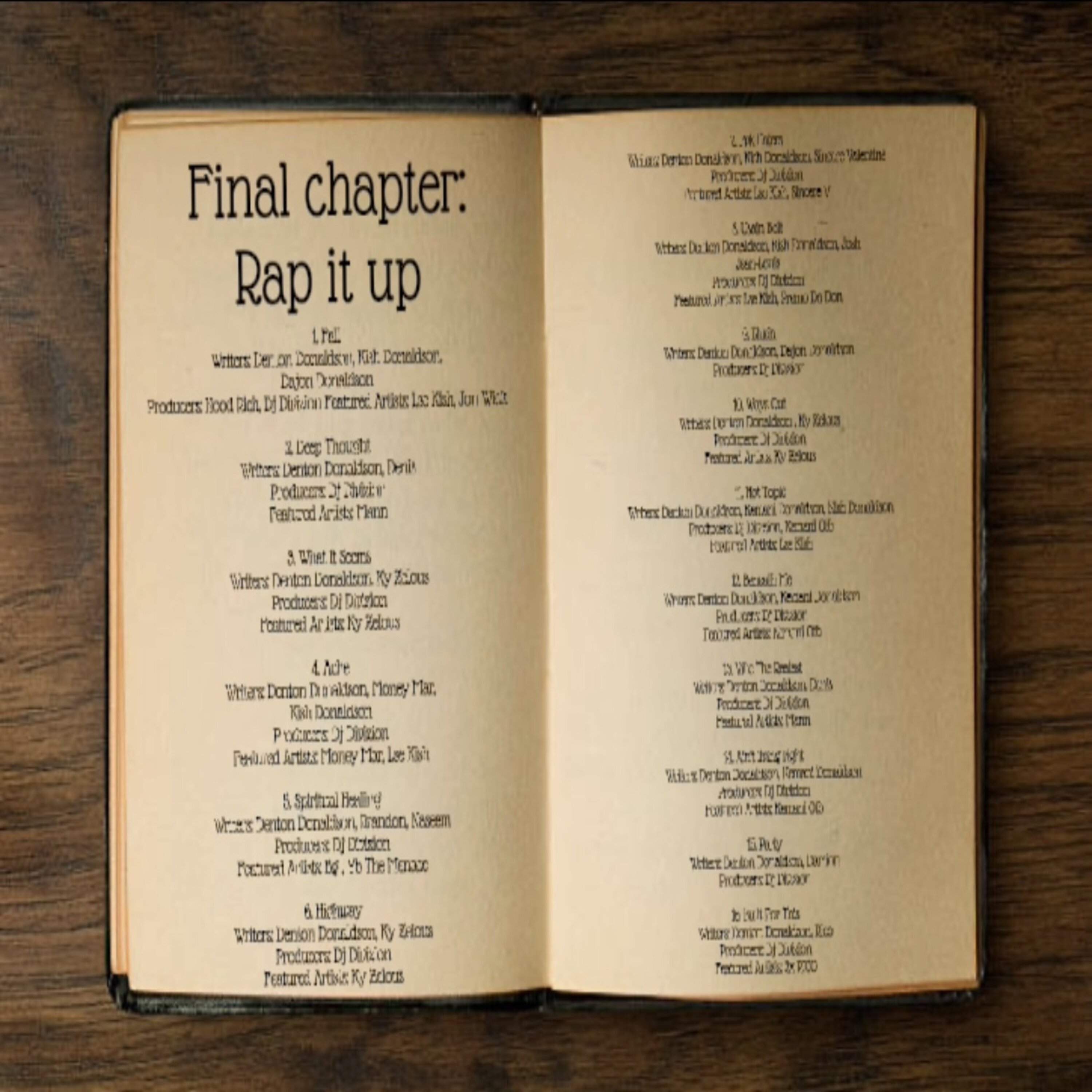Final Chapter: Rap It Up artwork
