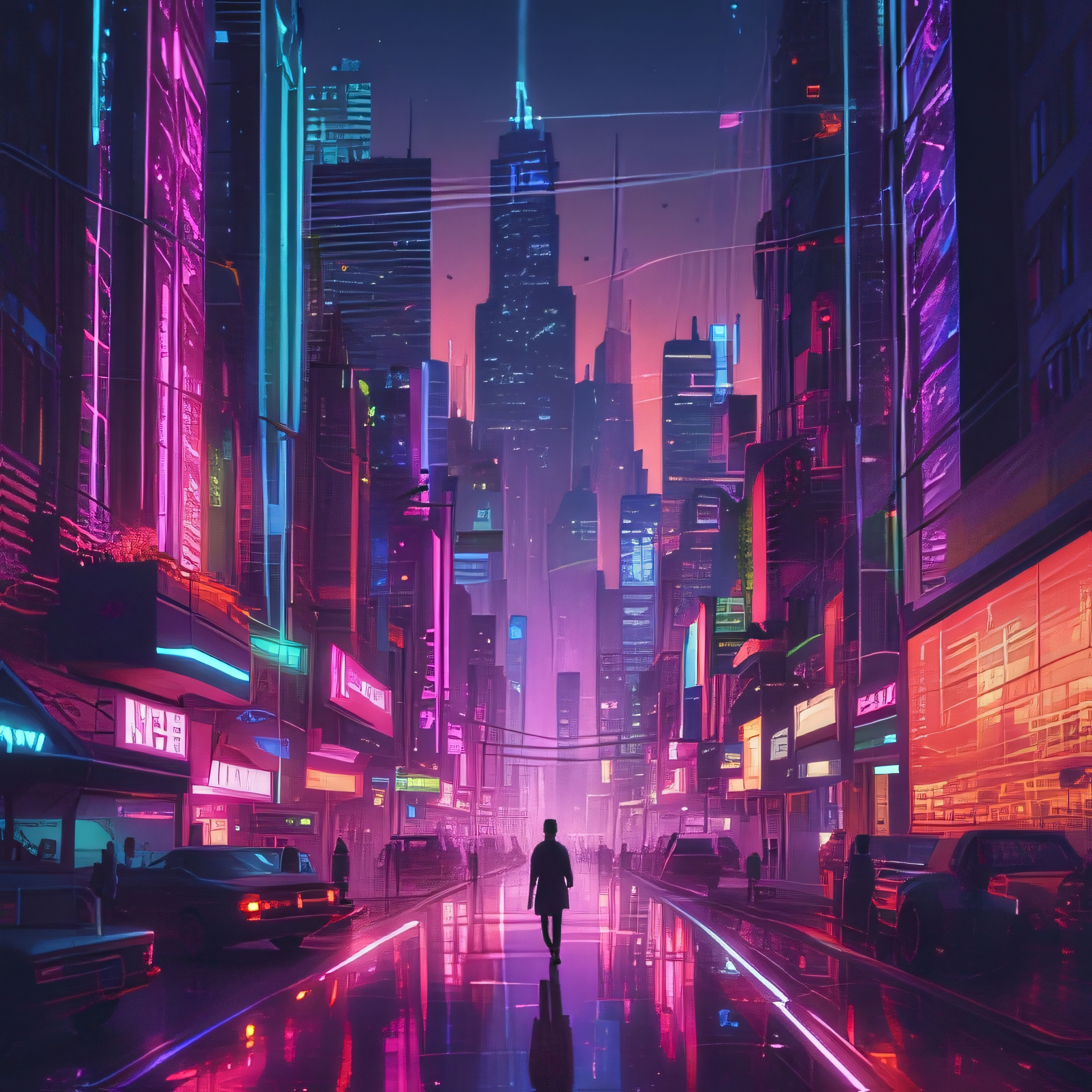 Step into the light artwork