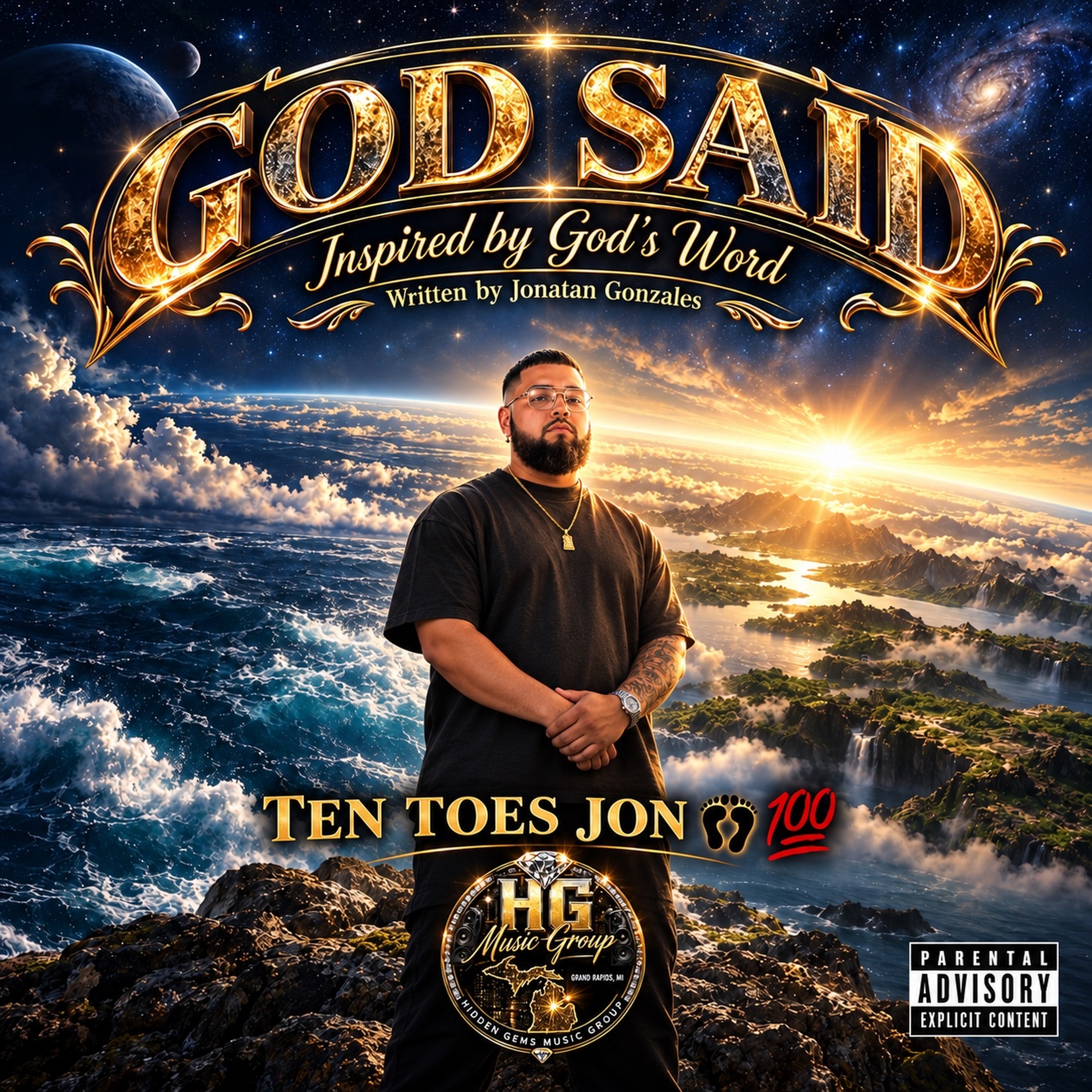 God Said by Ten Toes Jon cover art