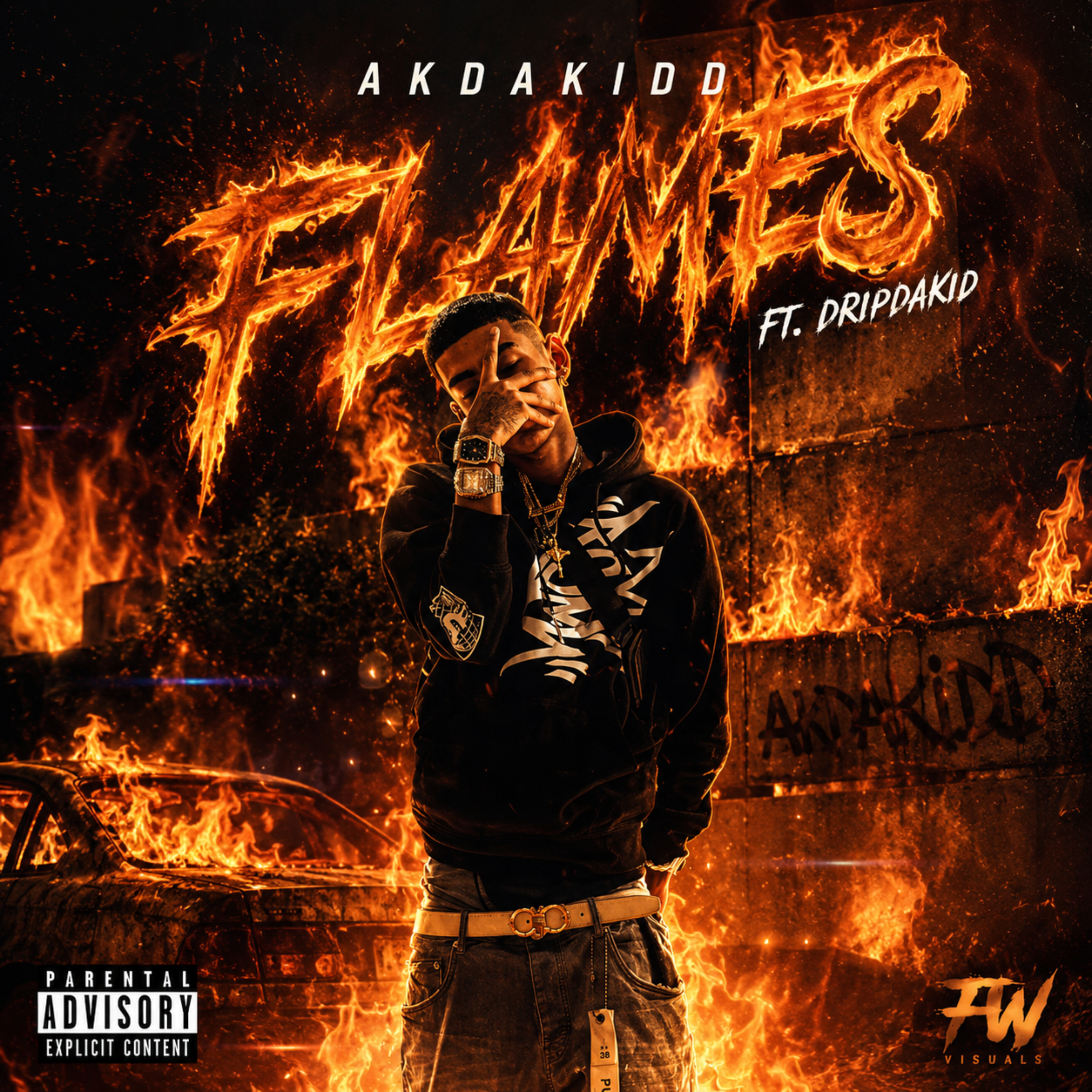 Flames by AKDAKIDD cover art