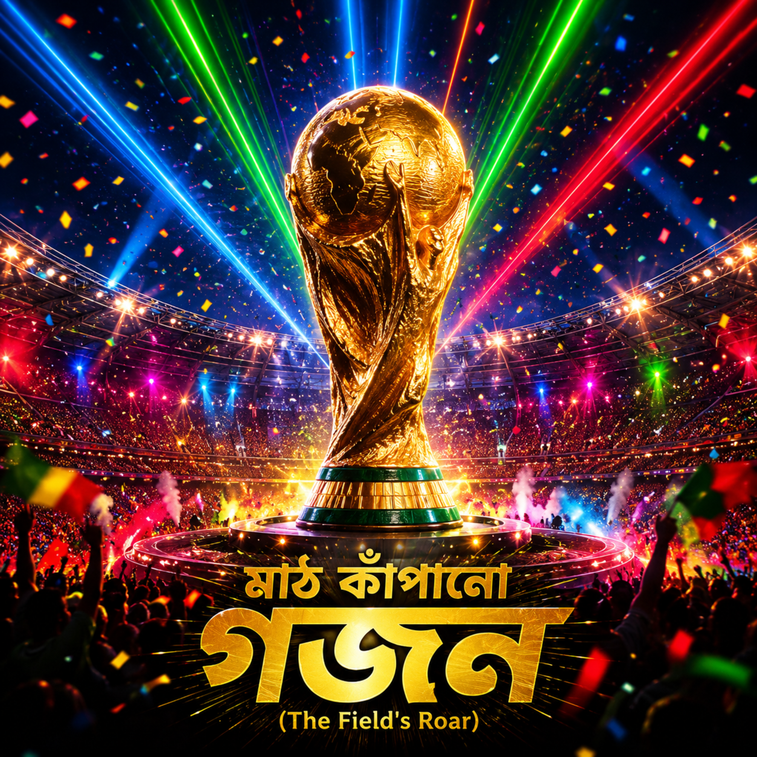 মাঠ কাঁপানো গর্জন (The Field's Roar) by Rabiul Karim cover art
