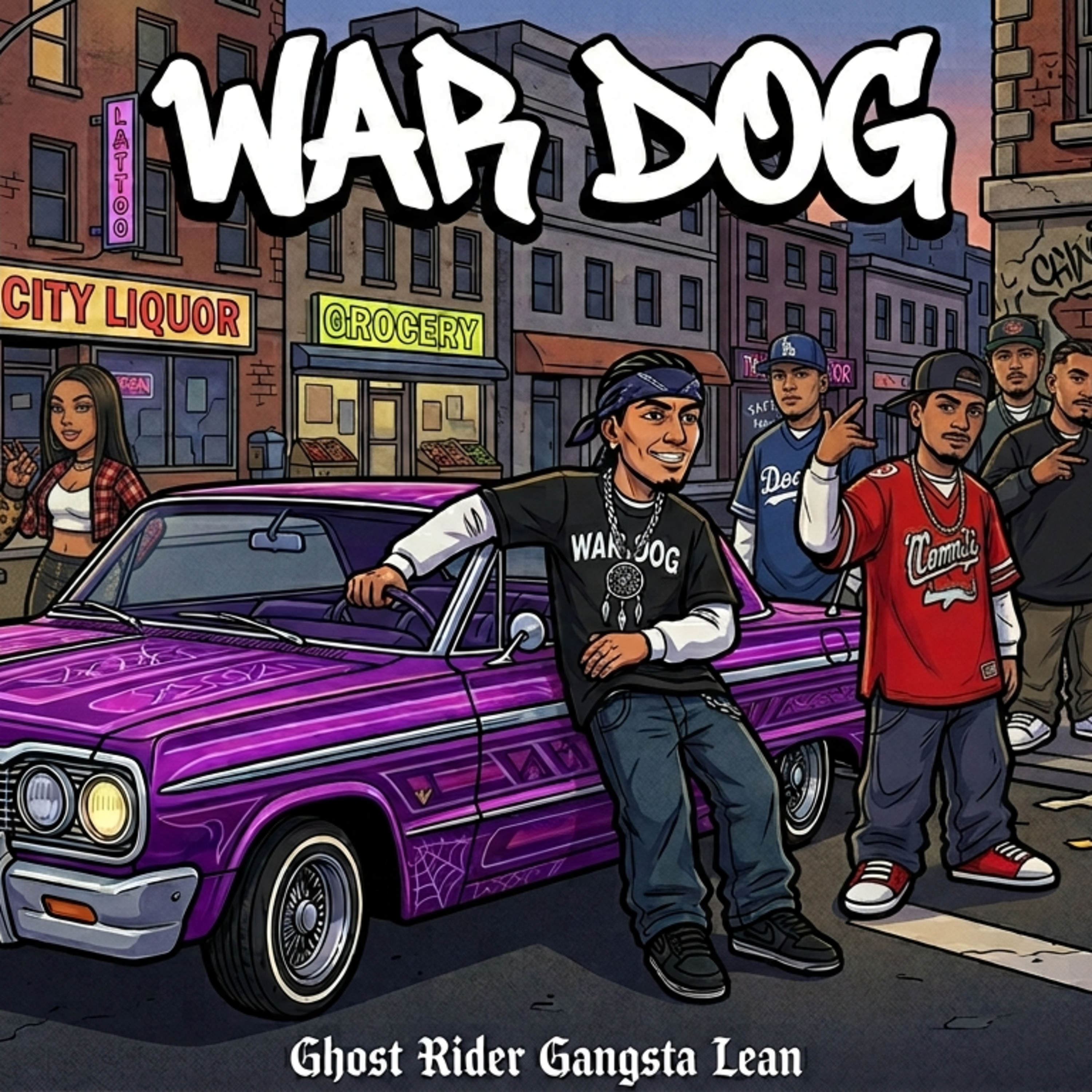 Ghost Rider Gangsta Lean artwork