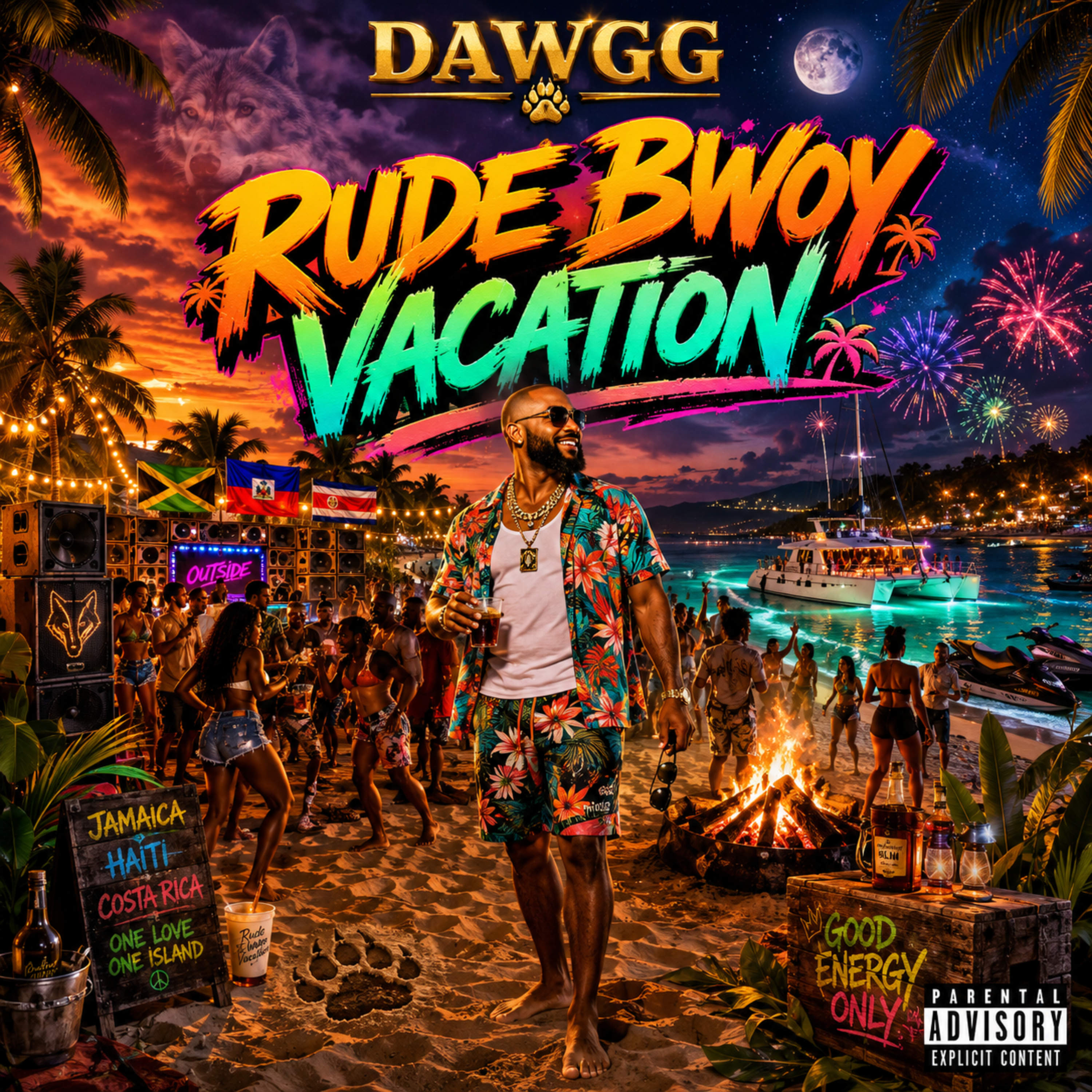 Rude Bwoy Vacation by Dawgg cover art