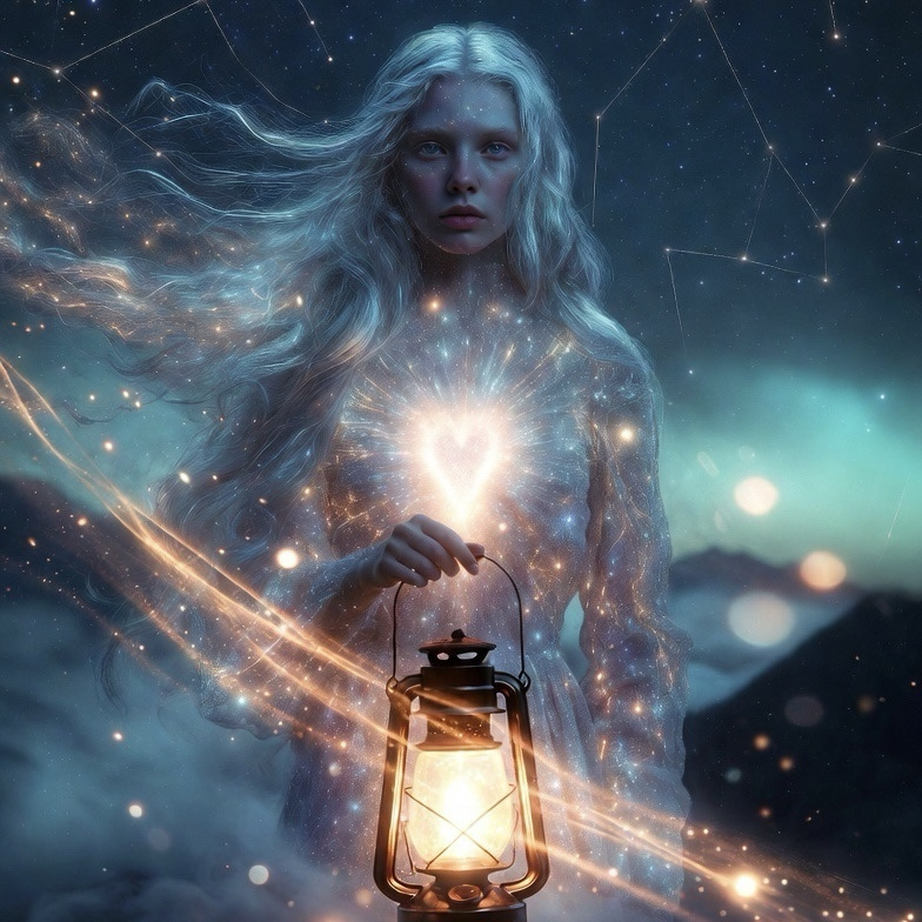 The Hermit — Echoes in the Glow by CityFlower Pop cover art