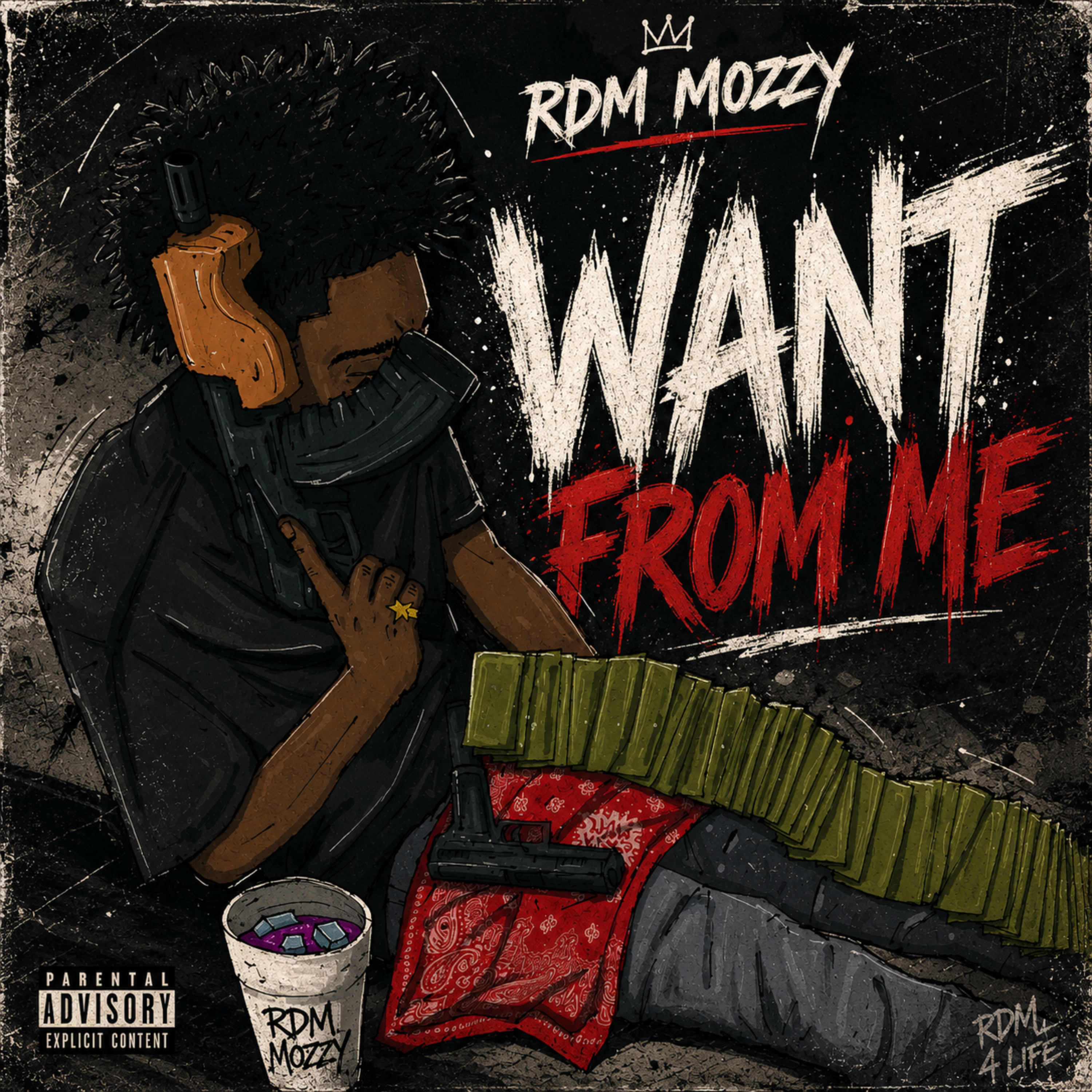Want From Me by Rdm Mozzy cover art