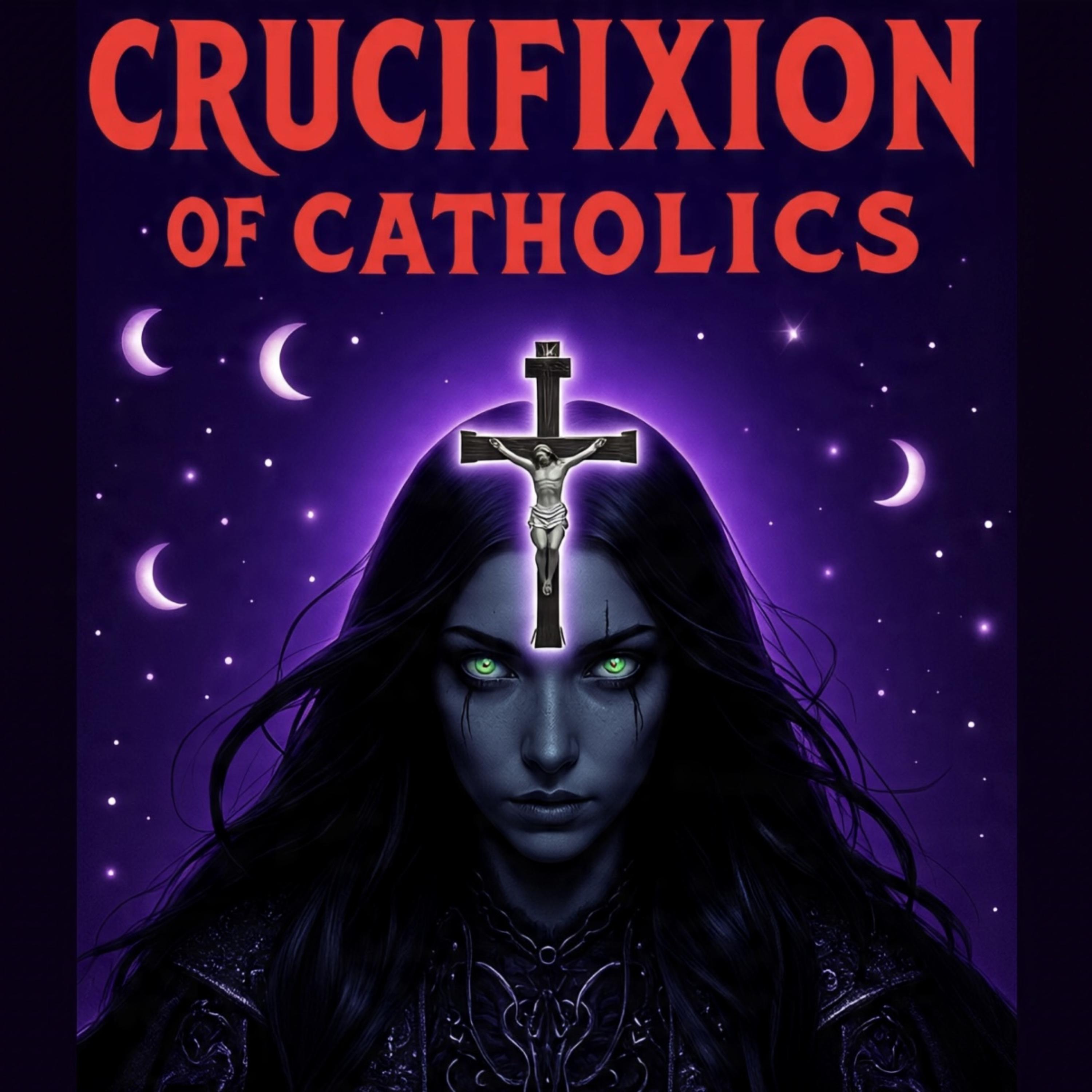 Crucifixion of Catholics artwork