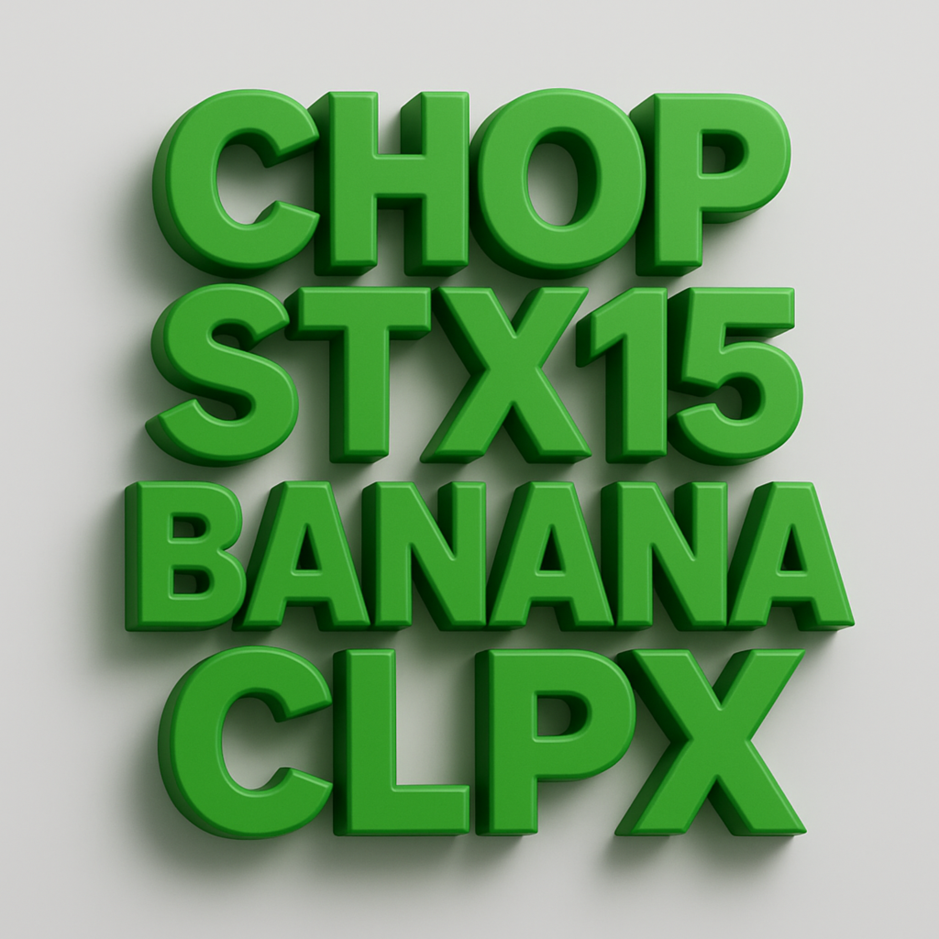 CHOP STX 15 BANANA CLPX artwork