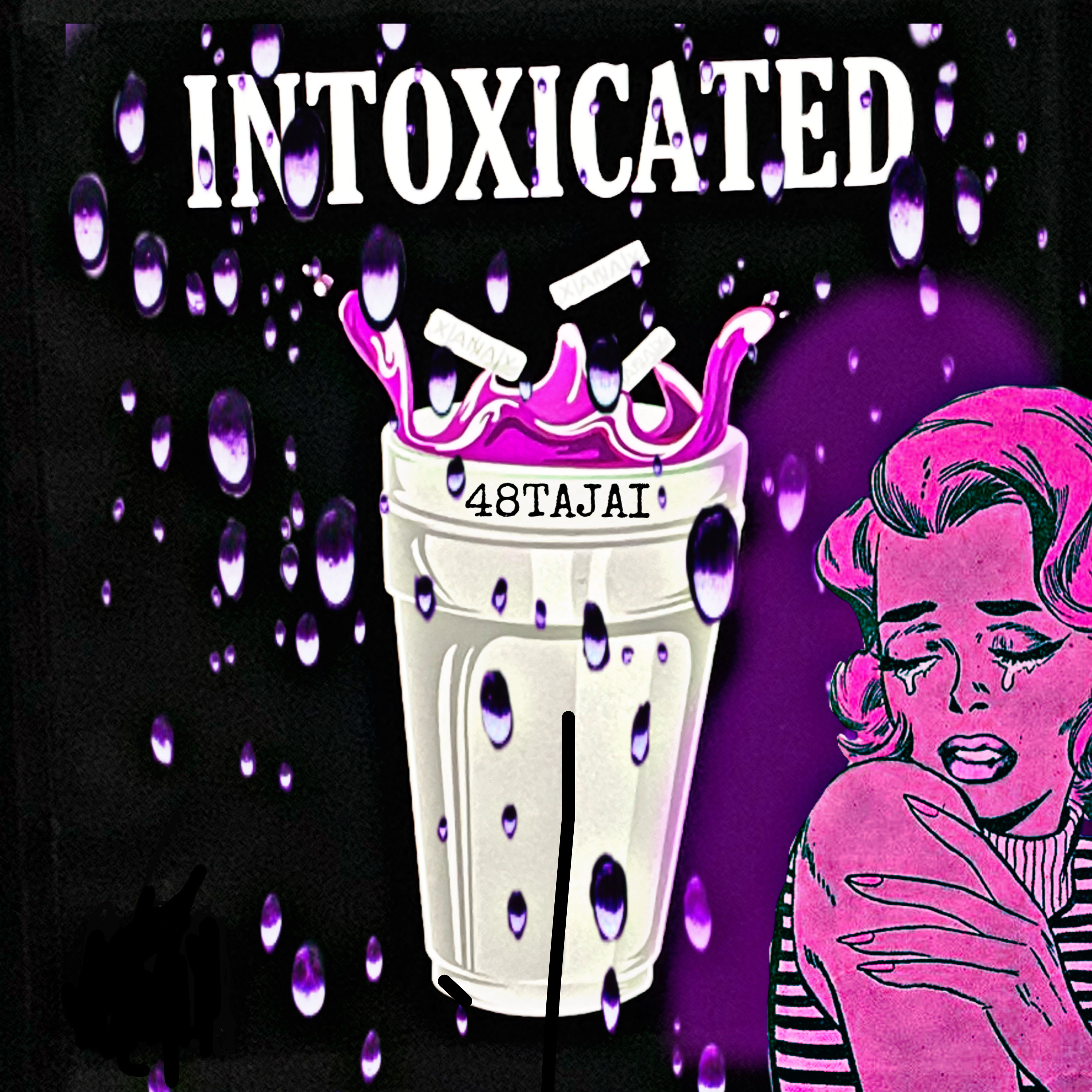 INTOXICATED by 48TAJAI  cover art