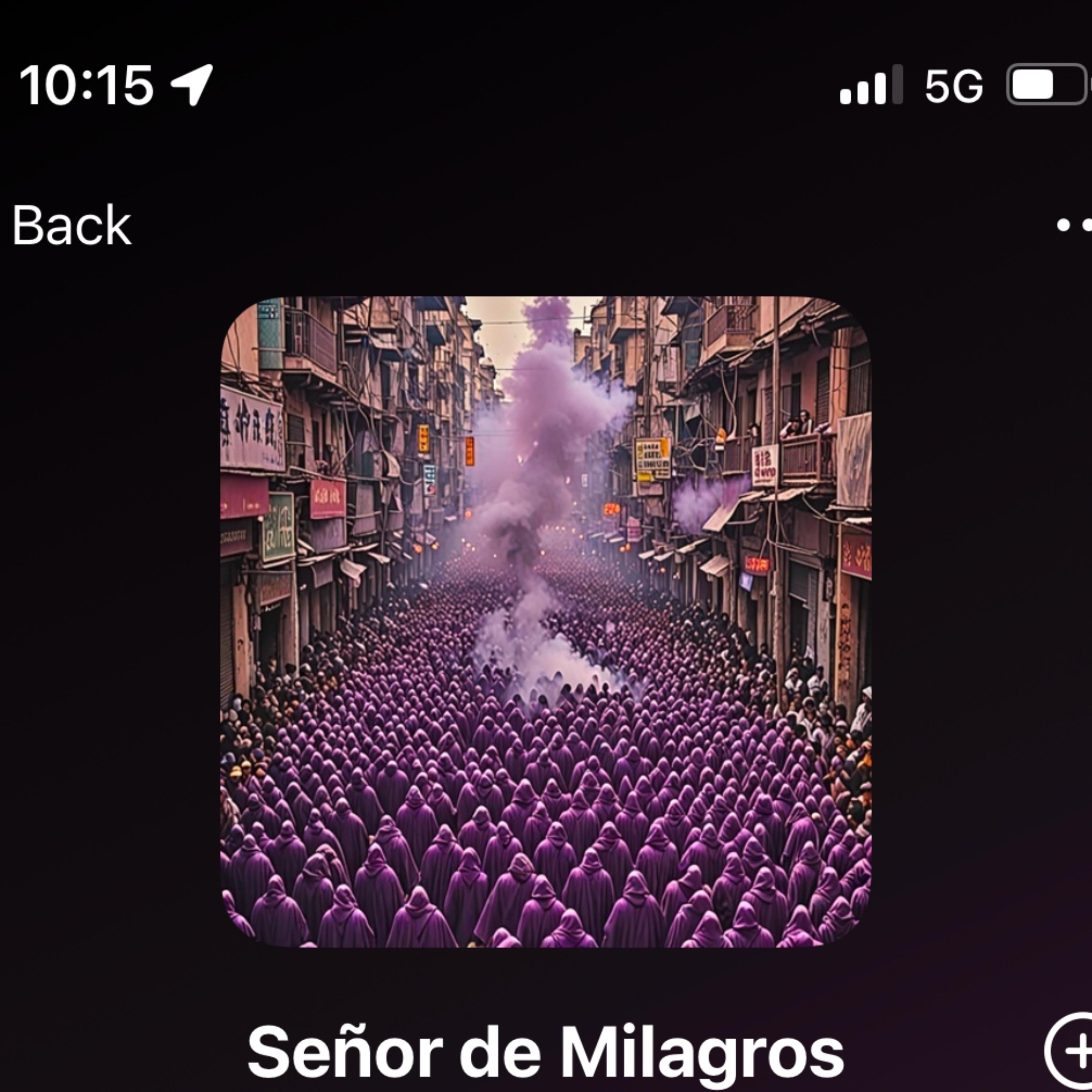 Senor De Los Milagros artwork