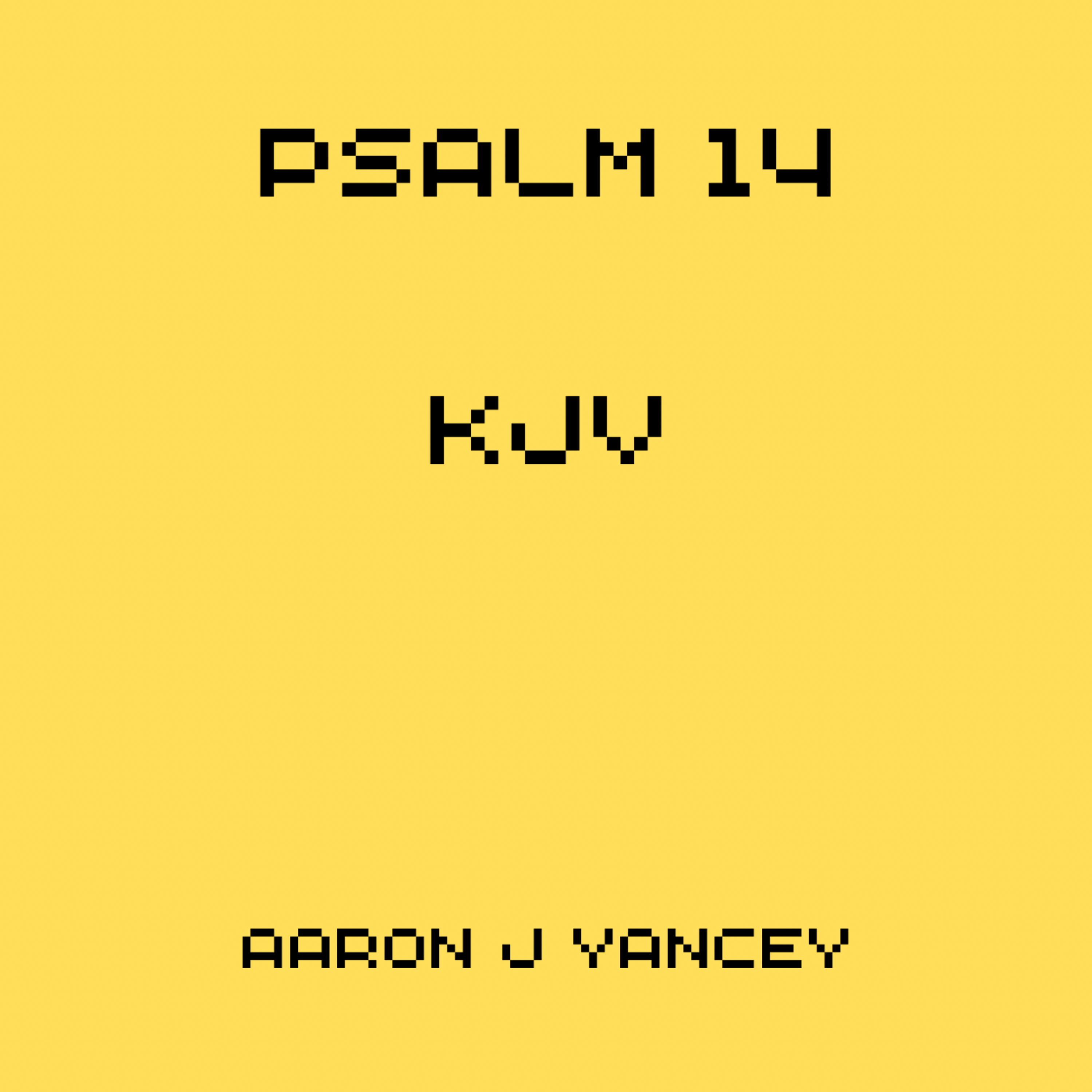 Psalm 14 KJV artwork