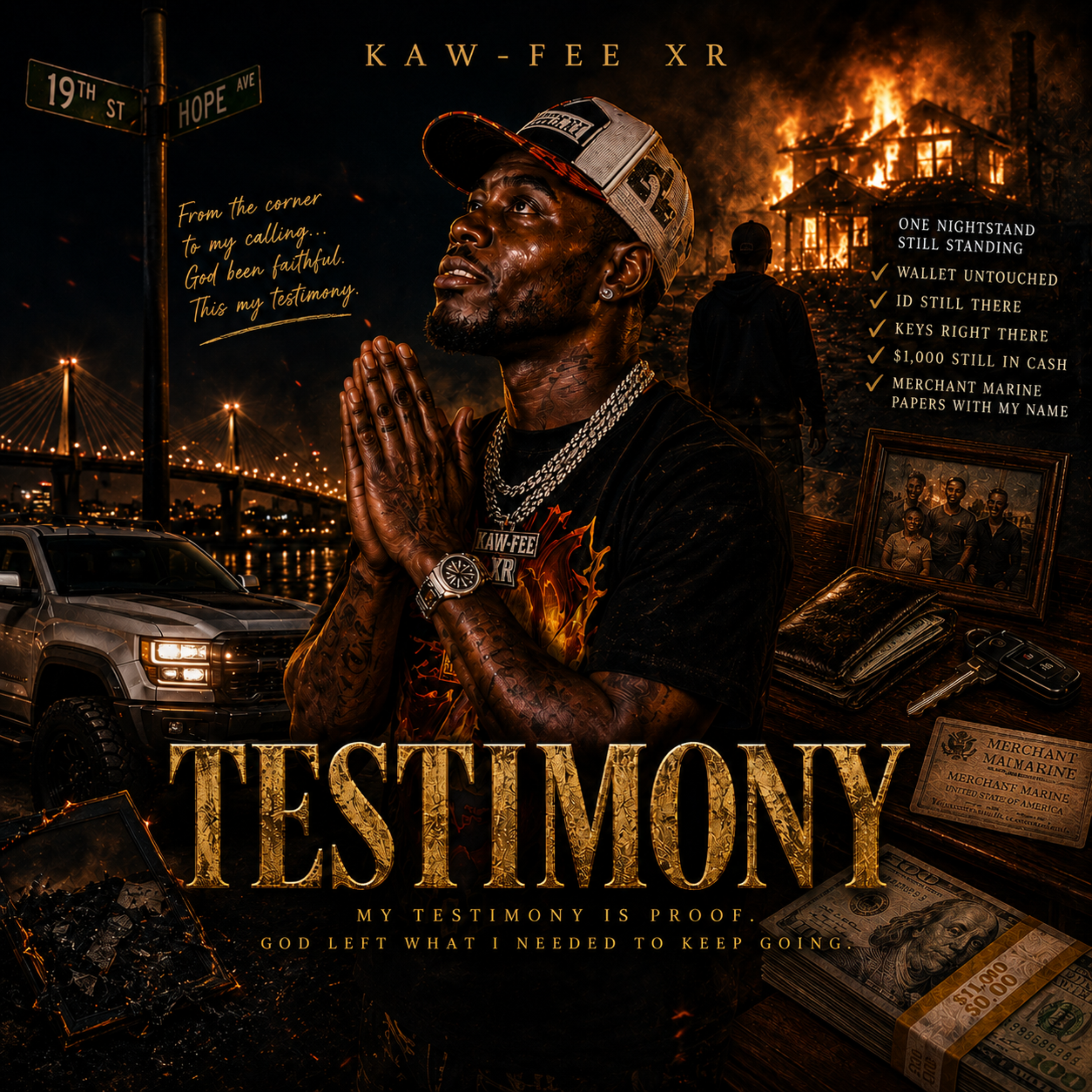 TESTIMONY by KAW-FEE XR cover art