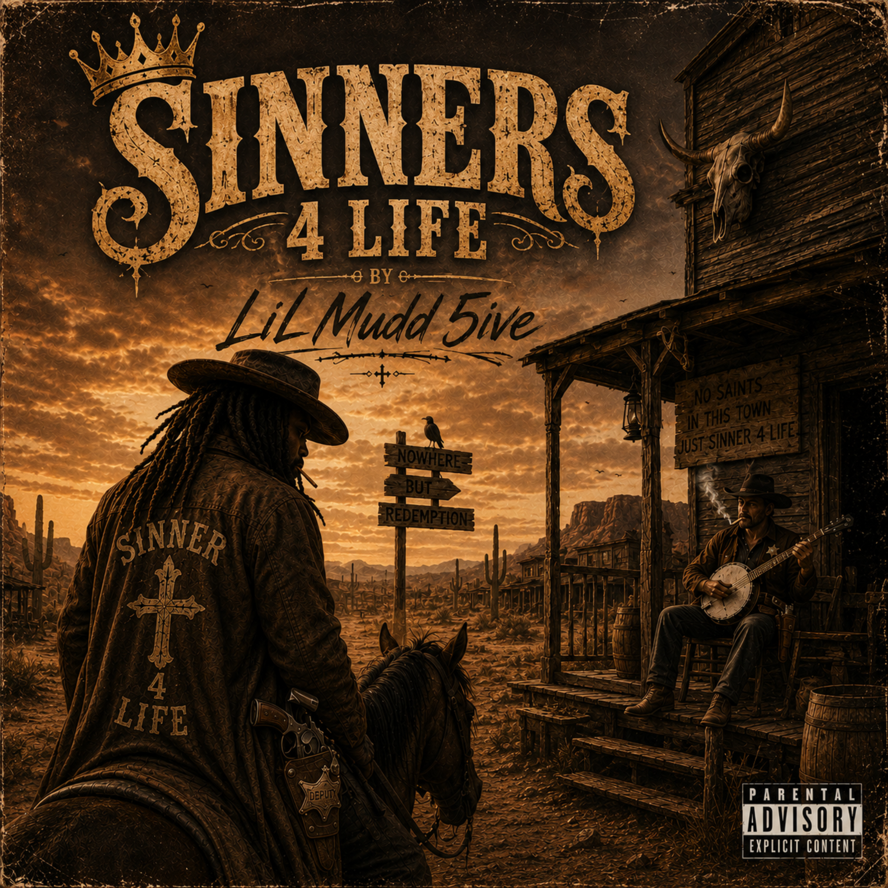 Sinner 4 Life by Lil Mudd 5ive cover art