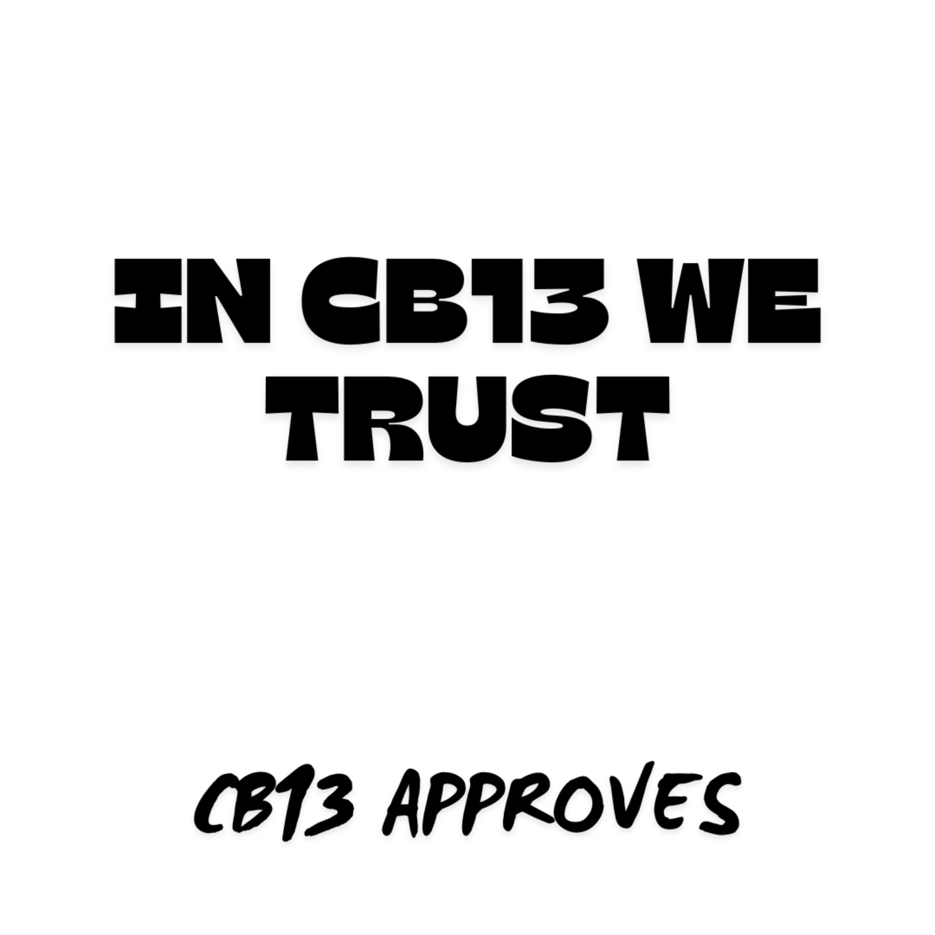 In CB13 We Trust artwork
