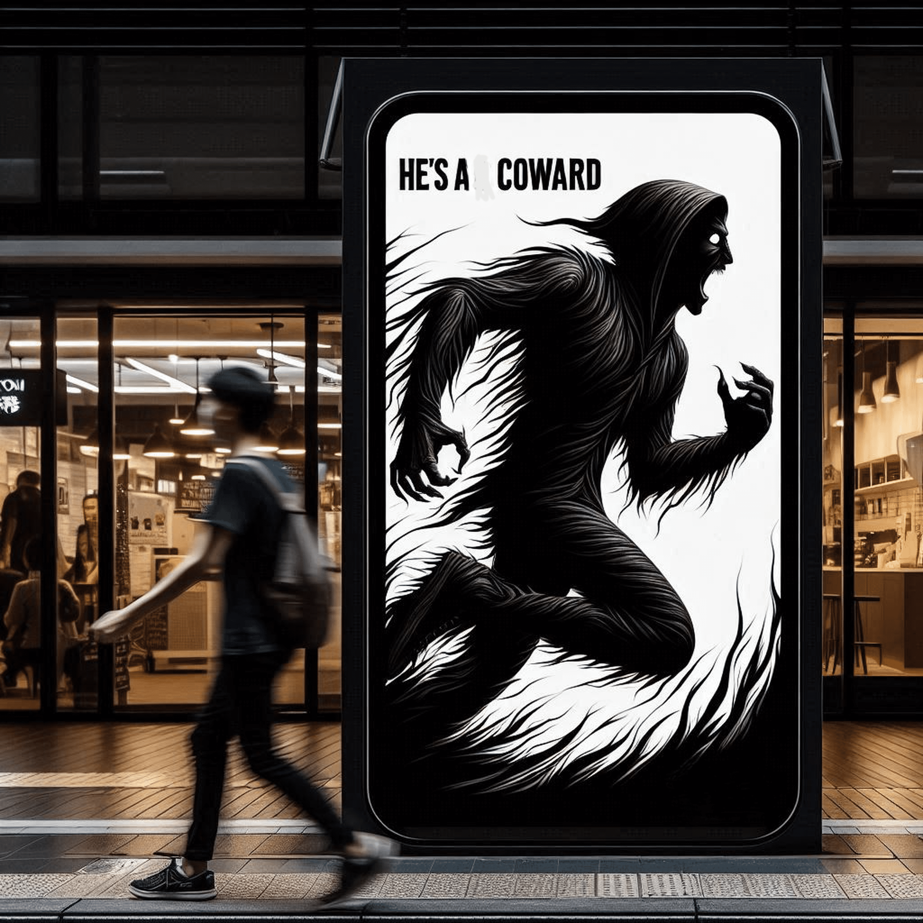 He's A Coward artwork