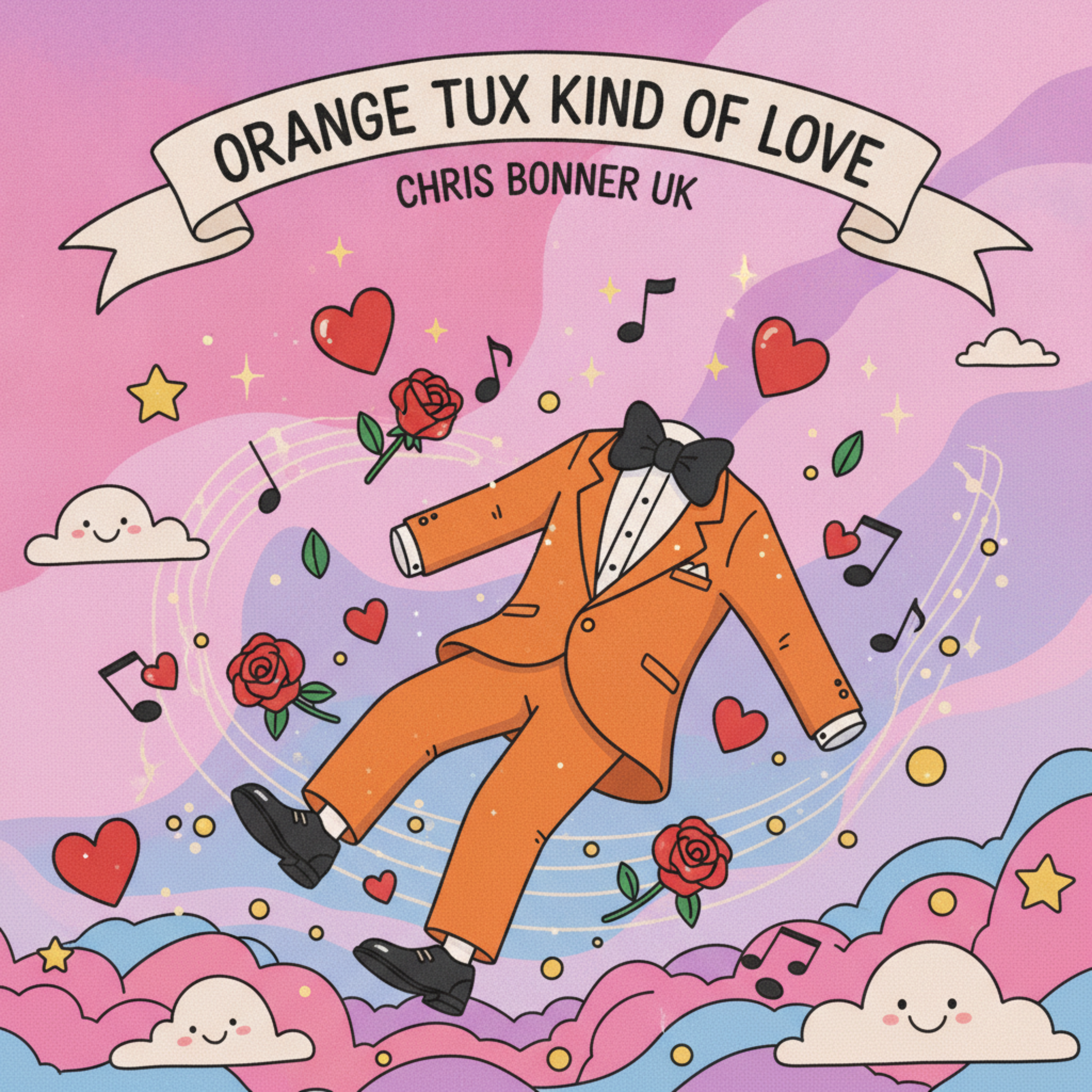 Orange Tux Kind of Love by Chris Bonner UK cover art