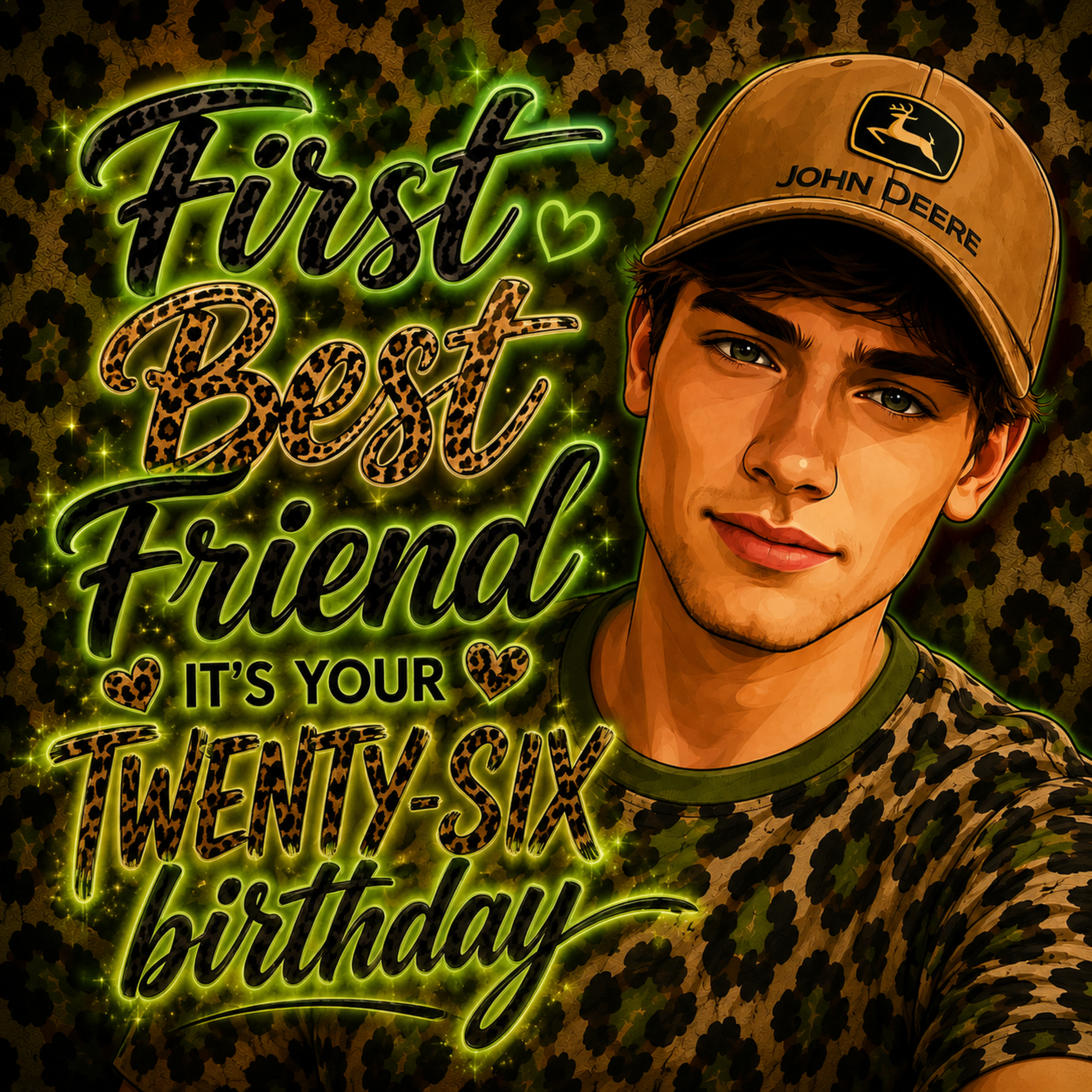 First Best Friend it's your twenty-six birthday by glow flower cover art