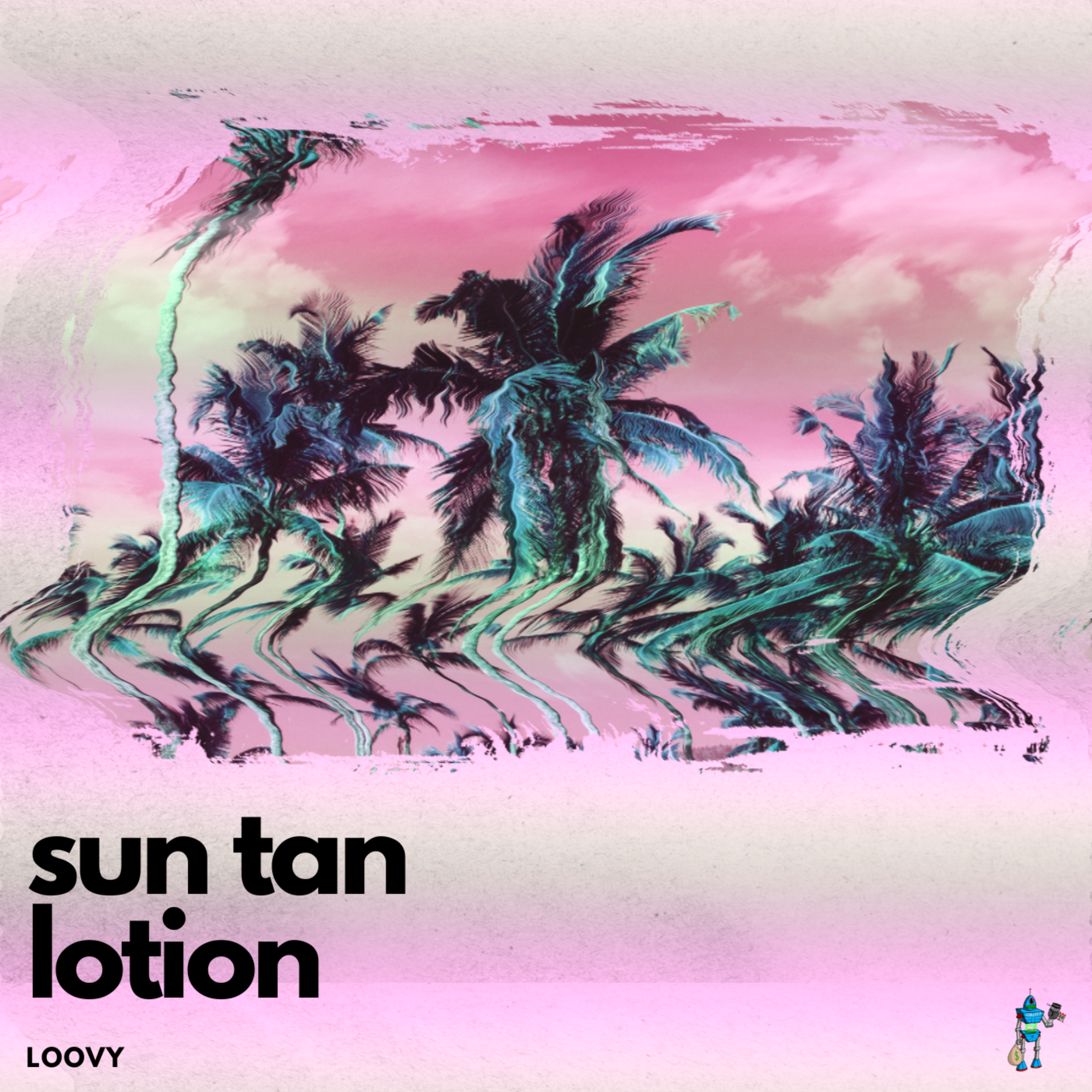 sun tan lotion. artwork