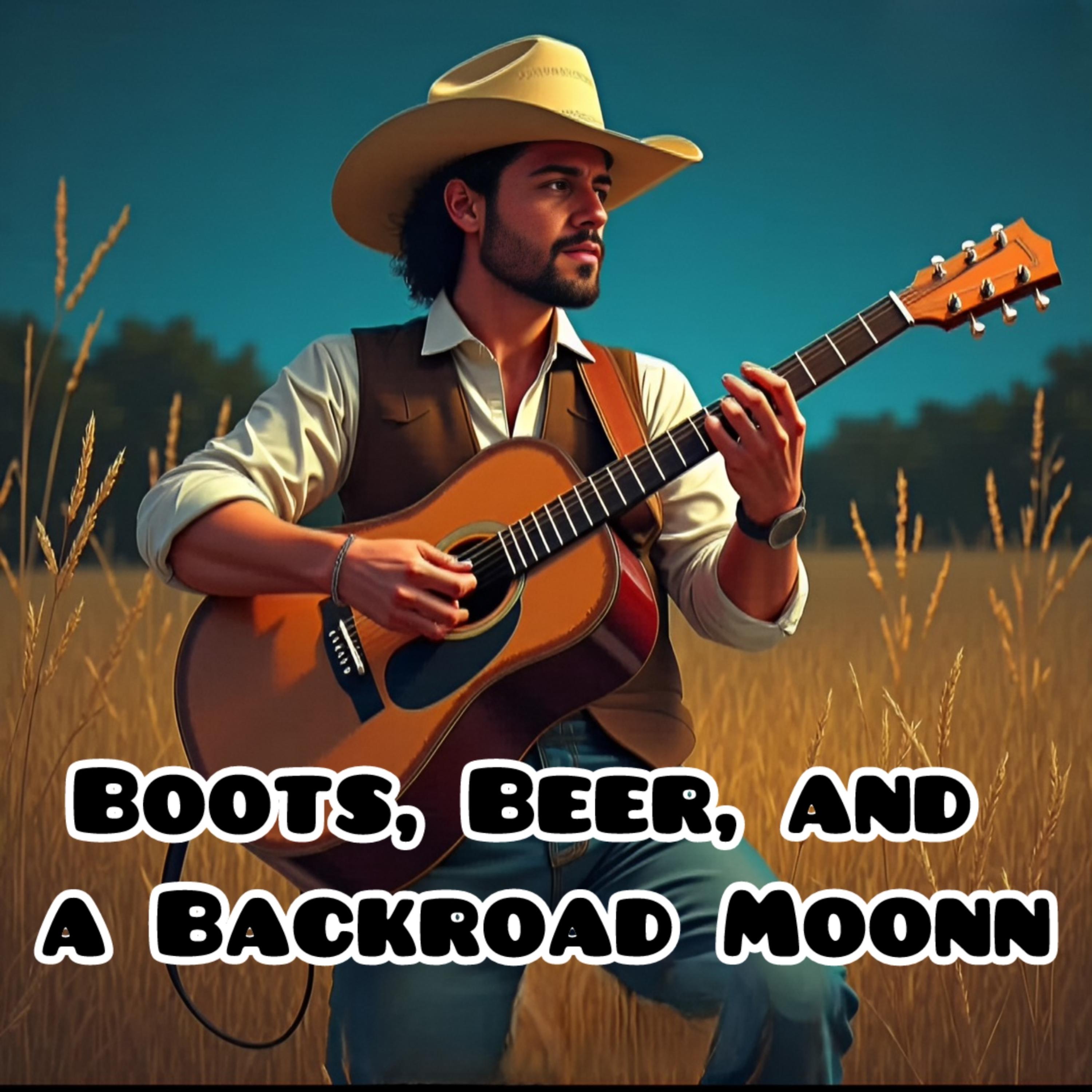Boots, Beer, and a Backroad Moonn artwork