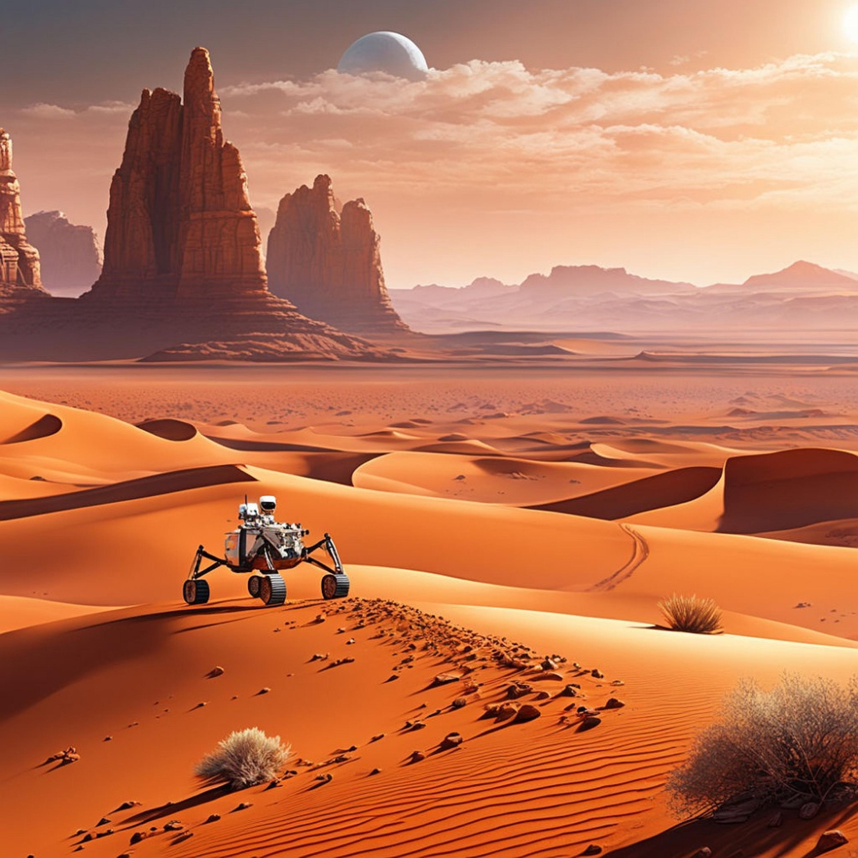 Journey Across the Martian Landscape artwork