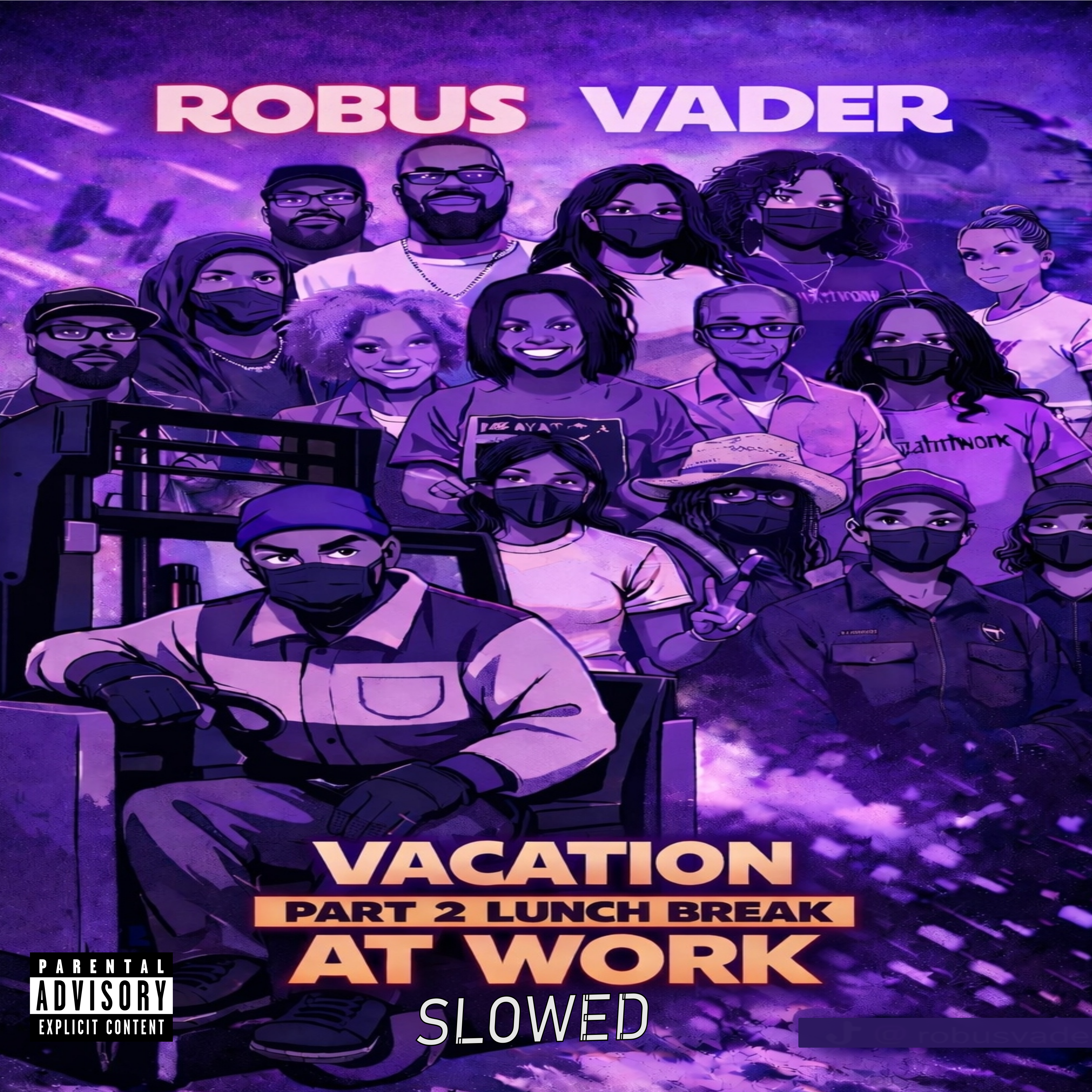Vacation At Work: Part 2 (Lunchbreak) Slowed artwork