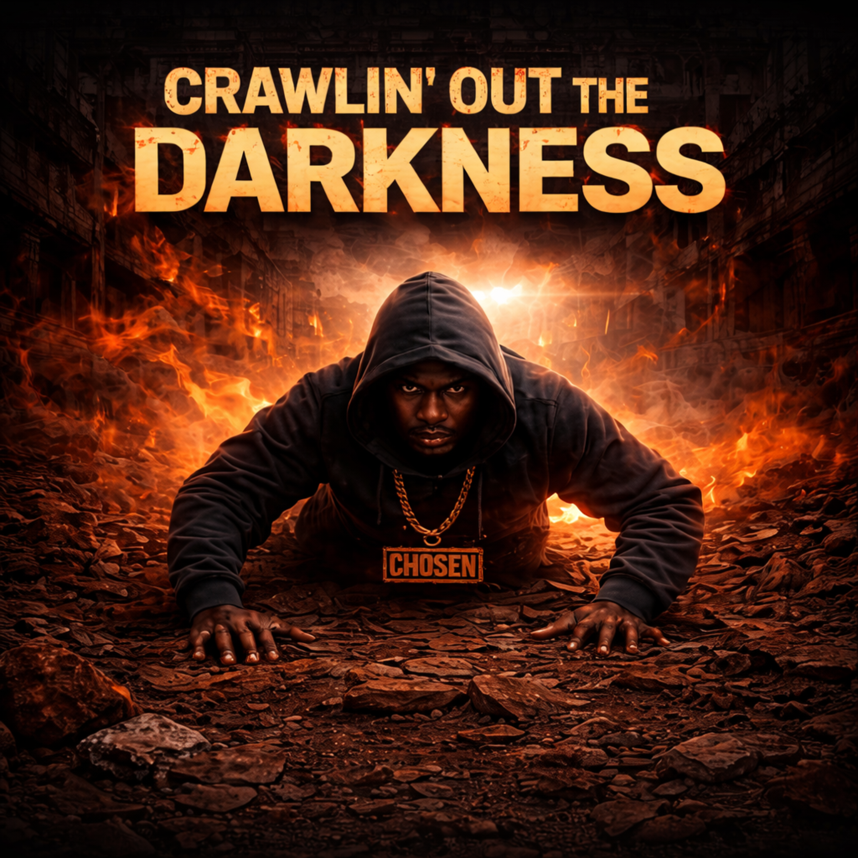 CRAWLIN' OUT THE DARKNESS artwork