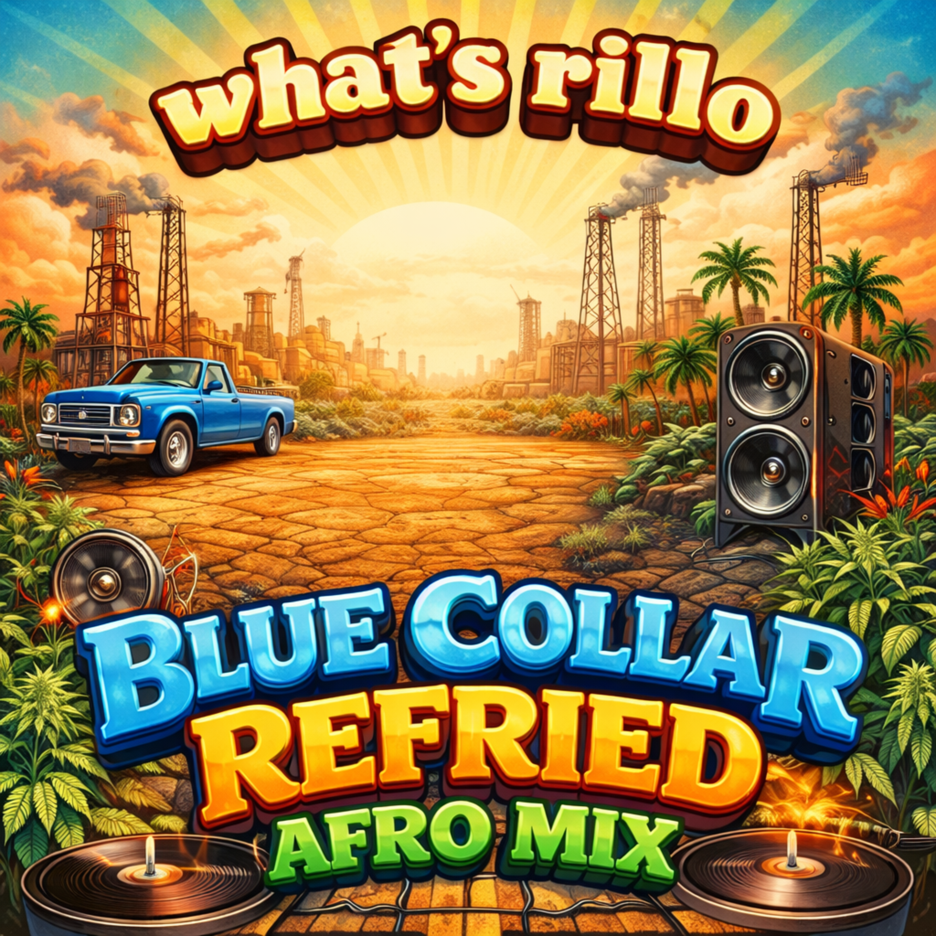Blue Collar Refried (Afro mix) artwork