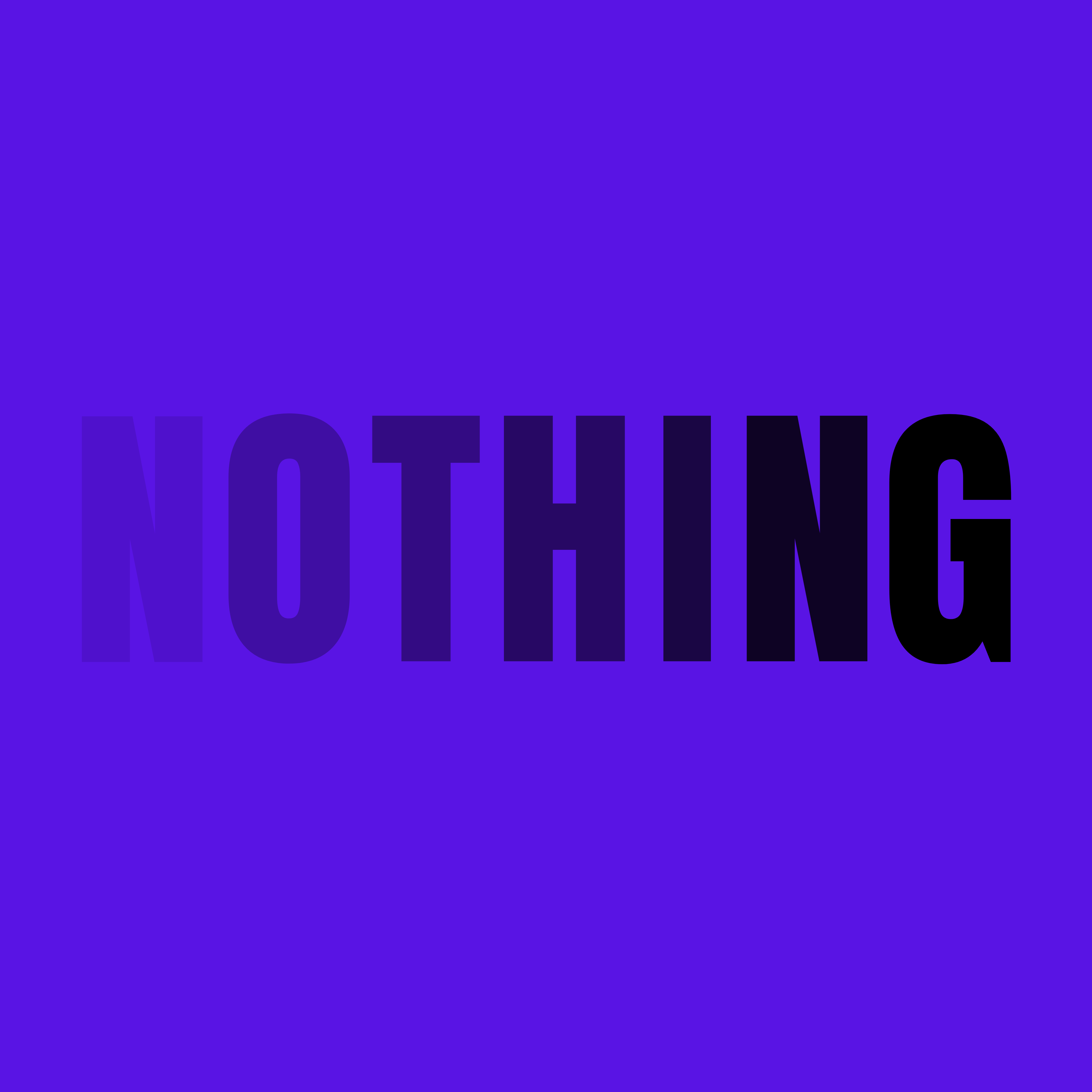 Nothing artwork