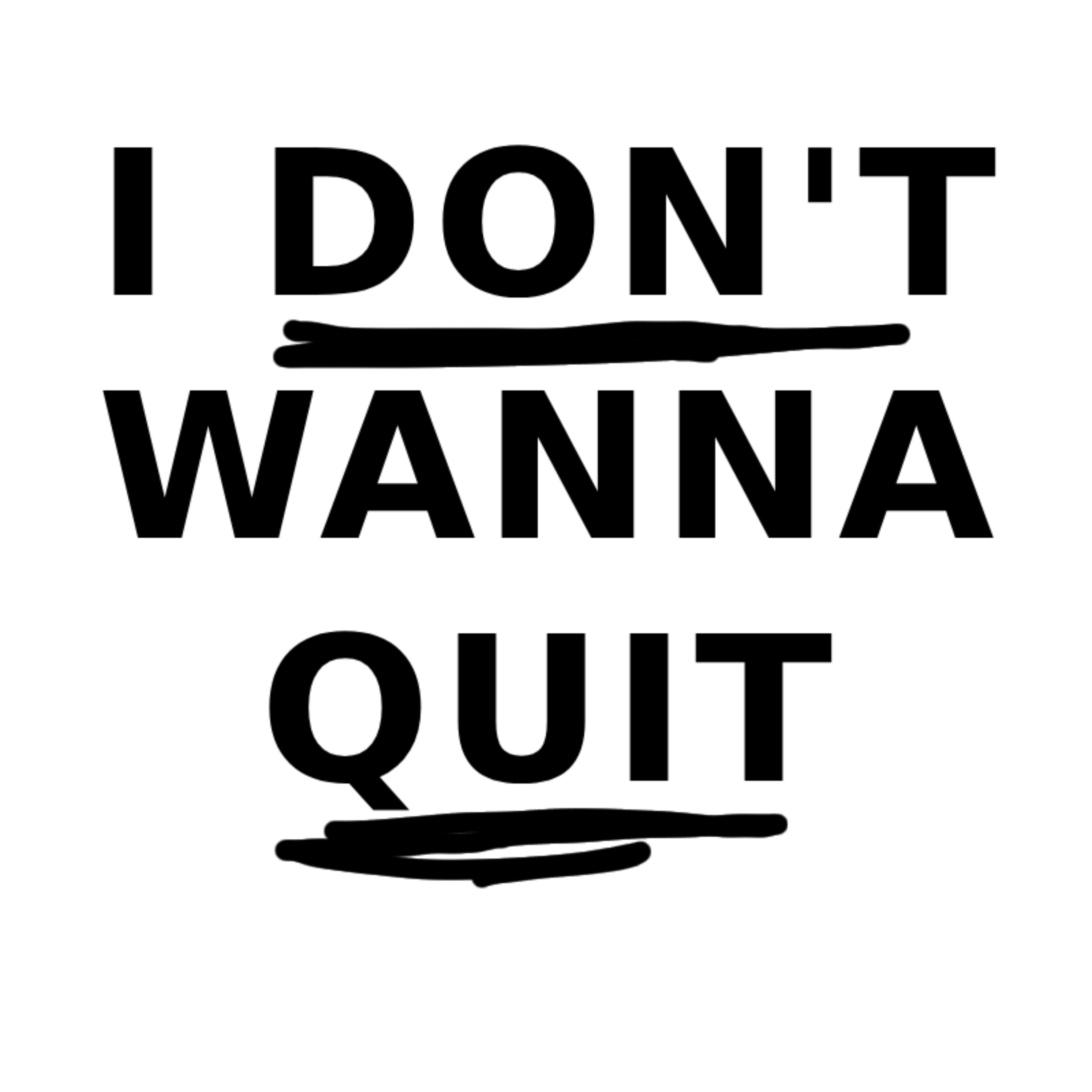 I Don't Wanna Quit artwork