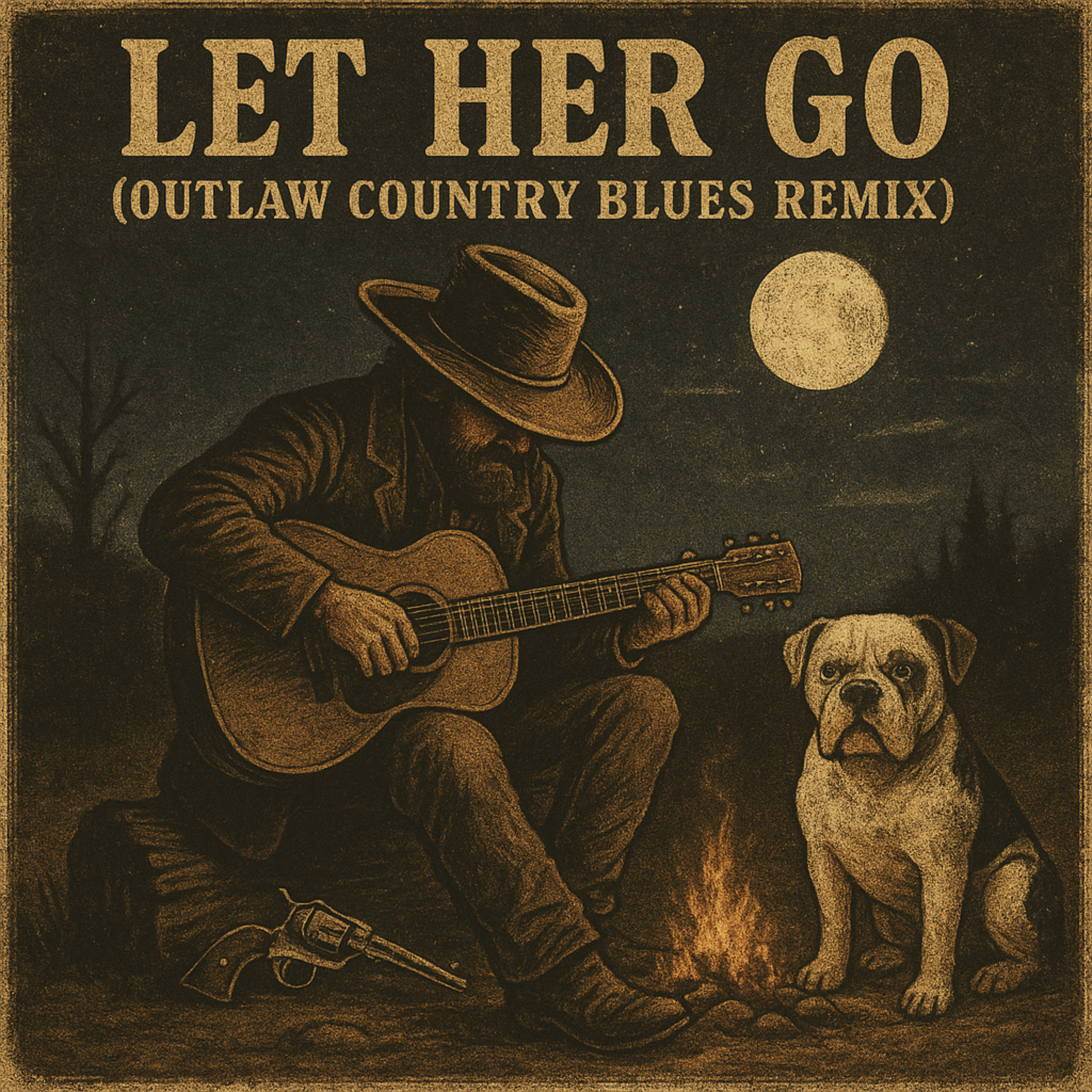 Let Her Go (Outlaw Country Blues Remix) artwork
