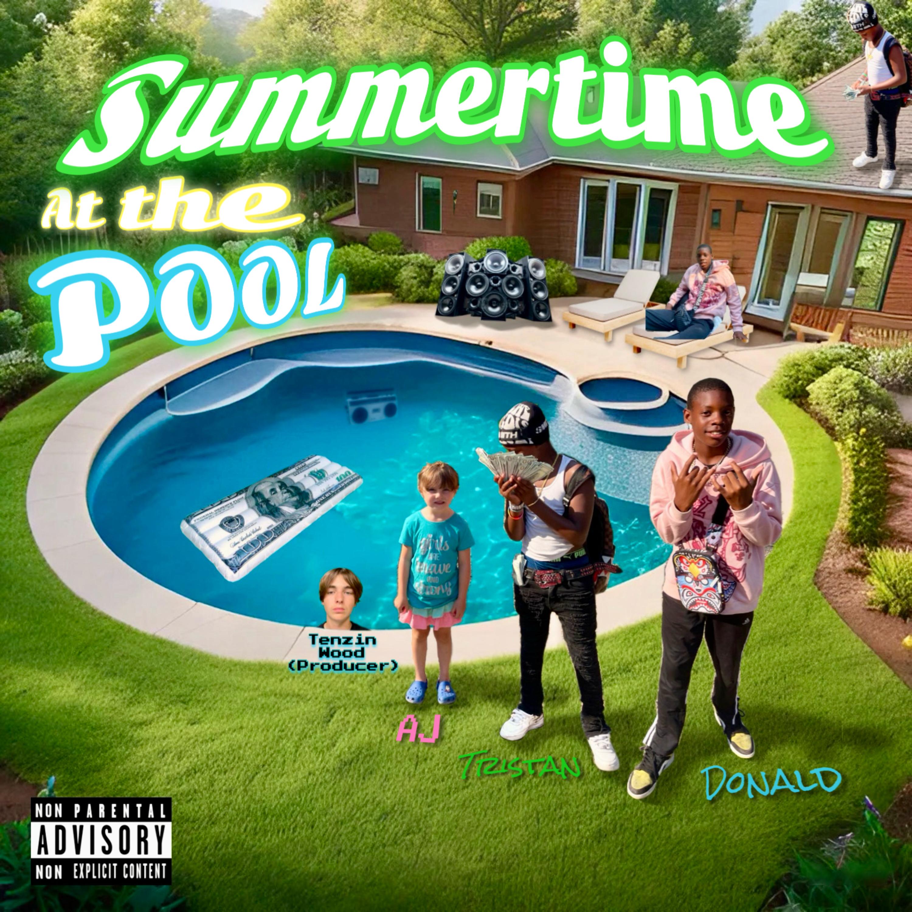 Summertime At The Pool artwork