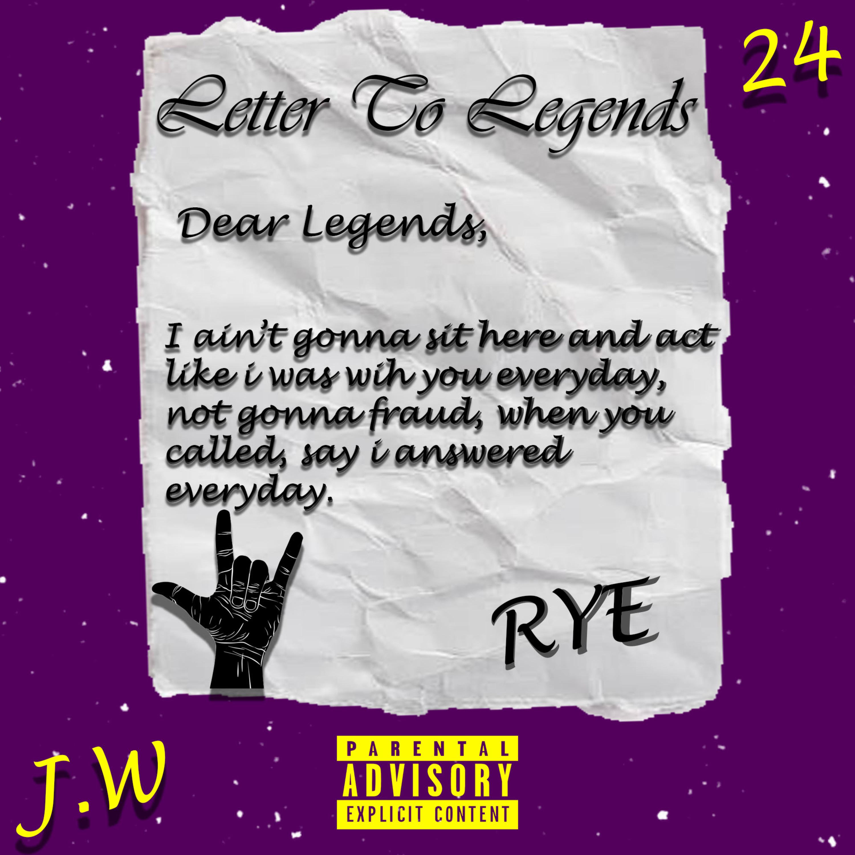 Letter To Legends artwork