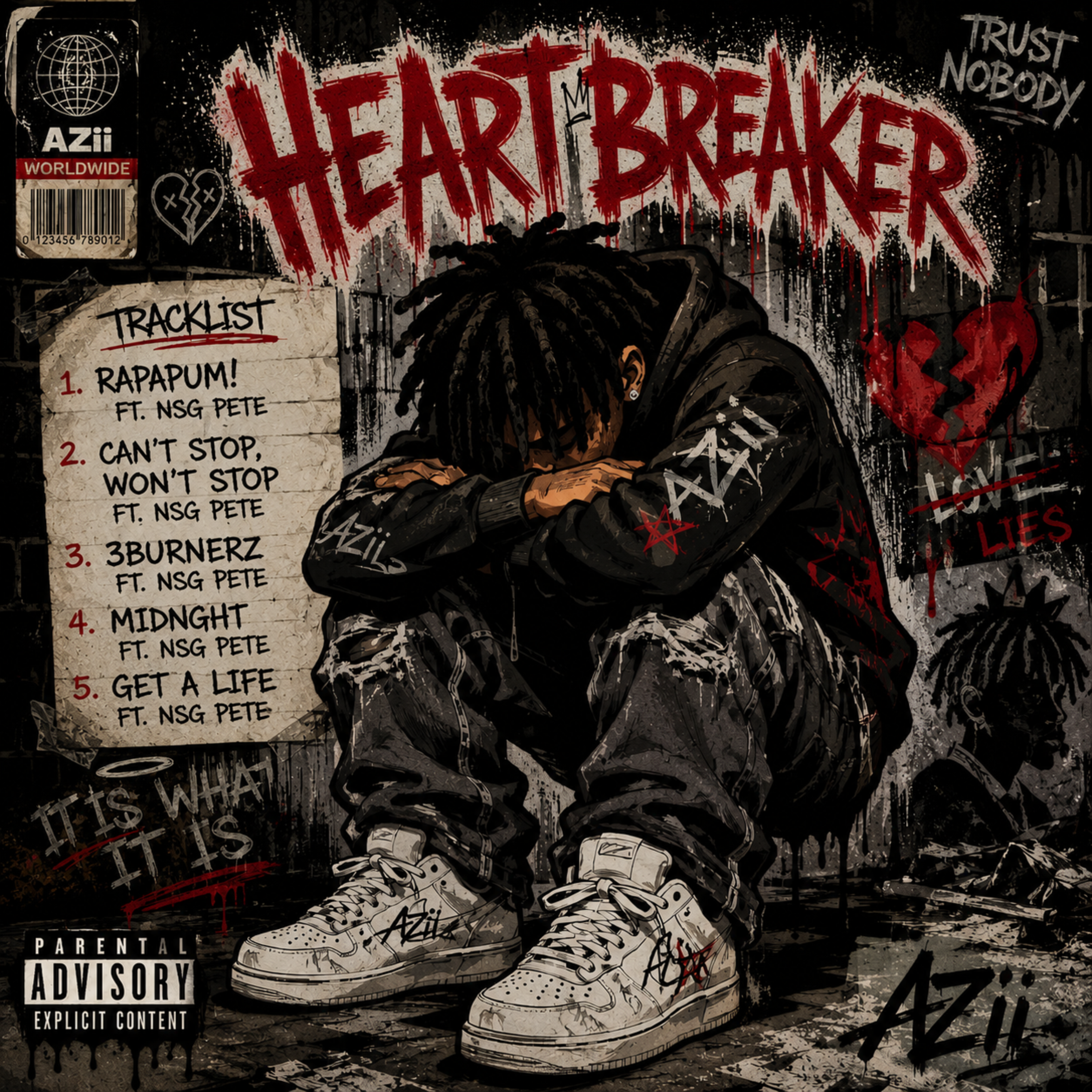 HEARTBREAKER by AZIIBAE cover art