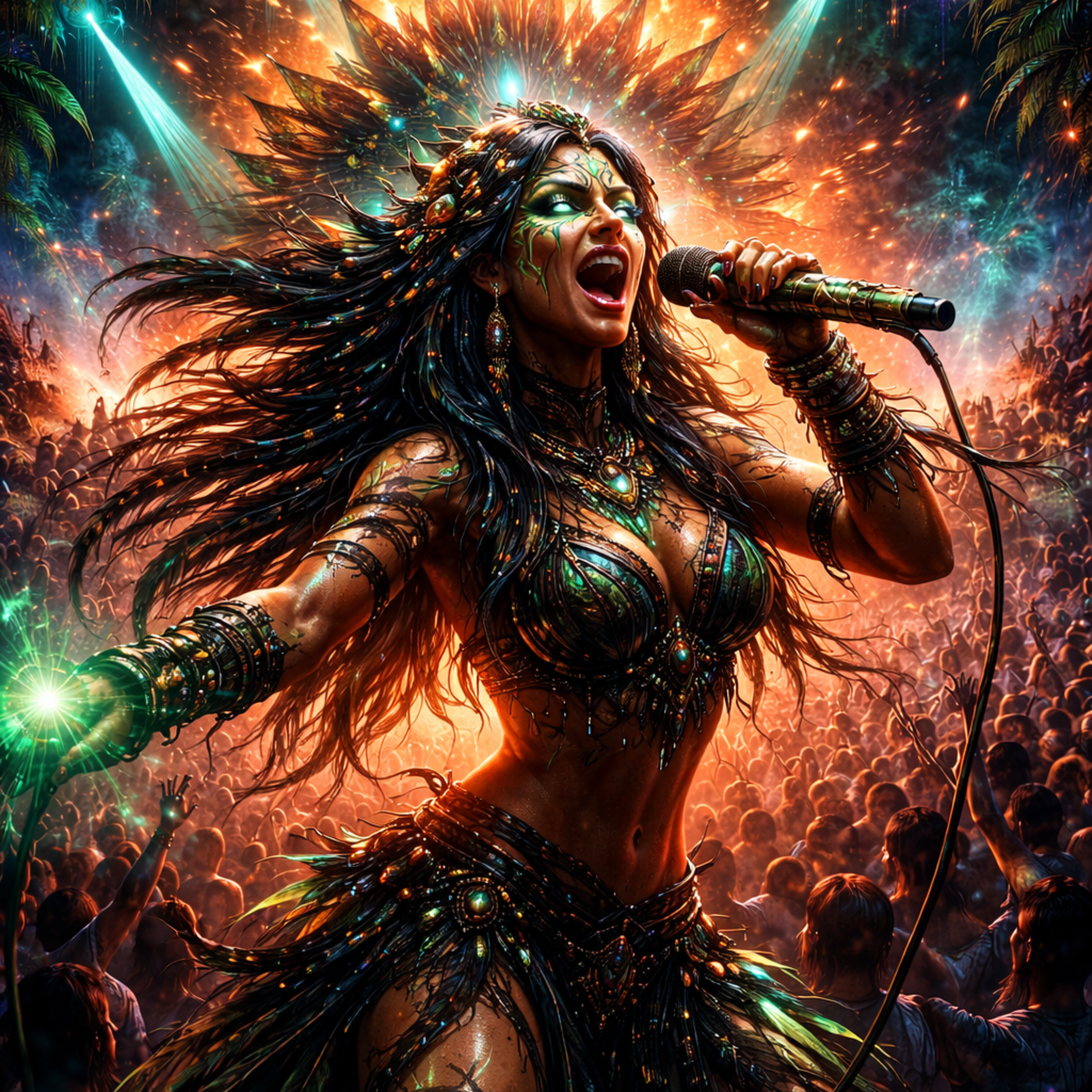 NEON JUNGLE RITUAL artwork