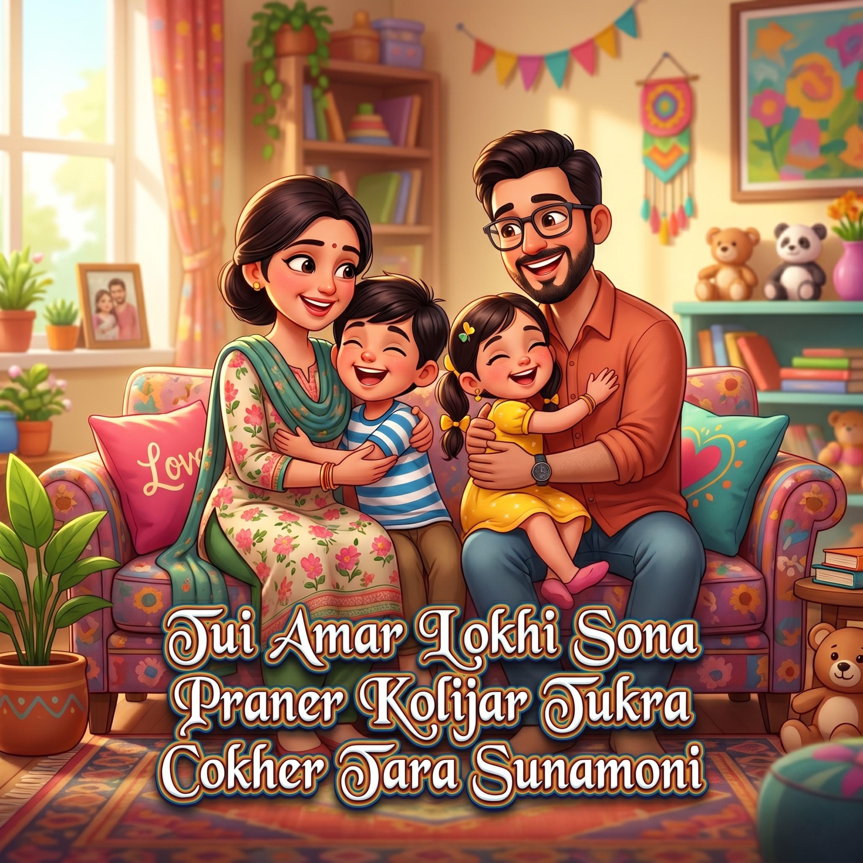 তুই আমার লক্ষীসোনা প্রাণের কলিজার টুকরা চোখের তারা সোনামণি Tui Amar Lokkhi Sona Praner Kolijar Tukra Cokher Tara Sunamoni by Mubin TusHar cover art