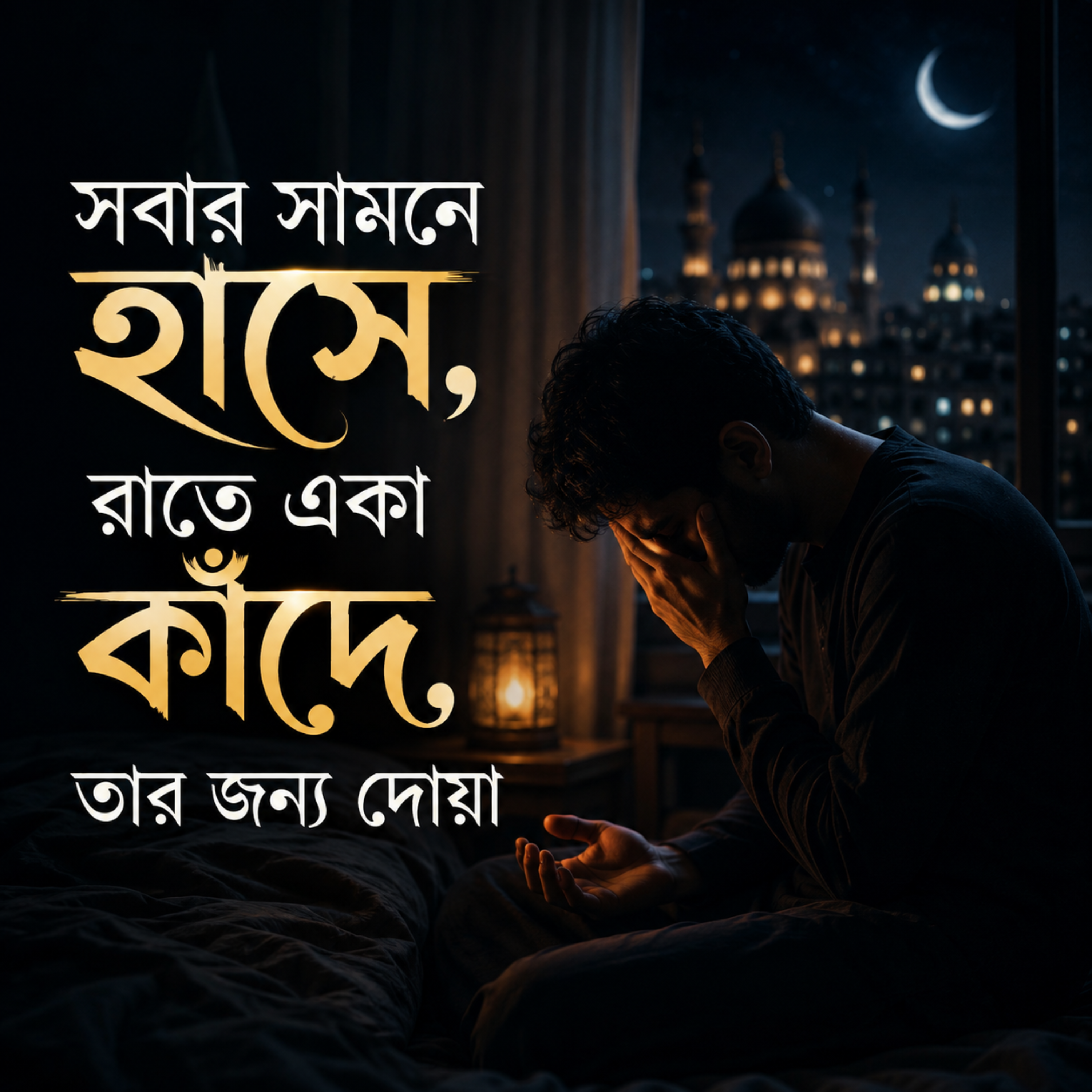 সবার সামনে হাসে, রাতে একা কাঁদে, তার জন্য দোয়া by Ananya Sharma cover art