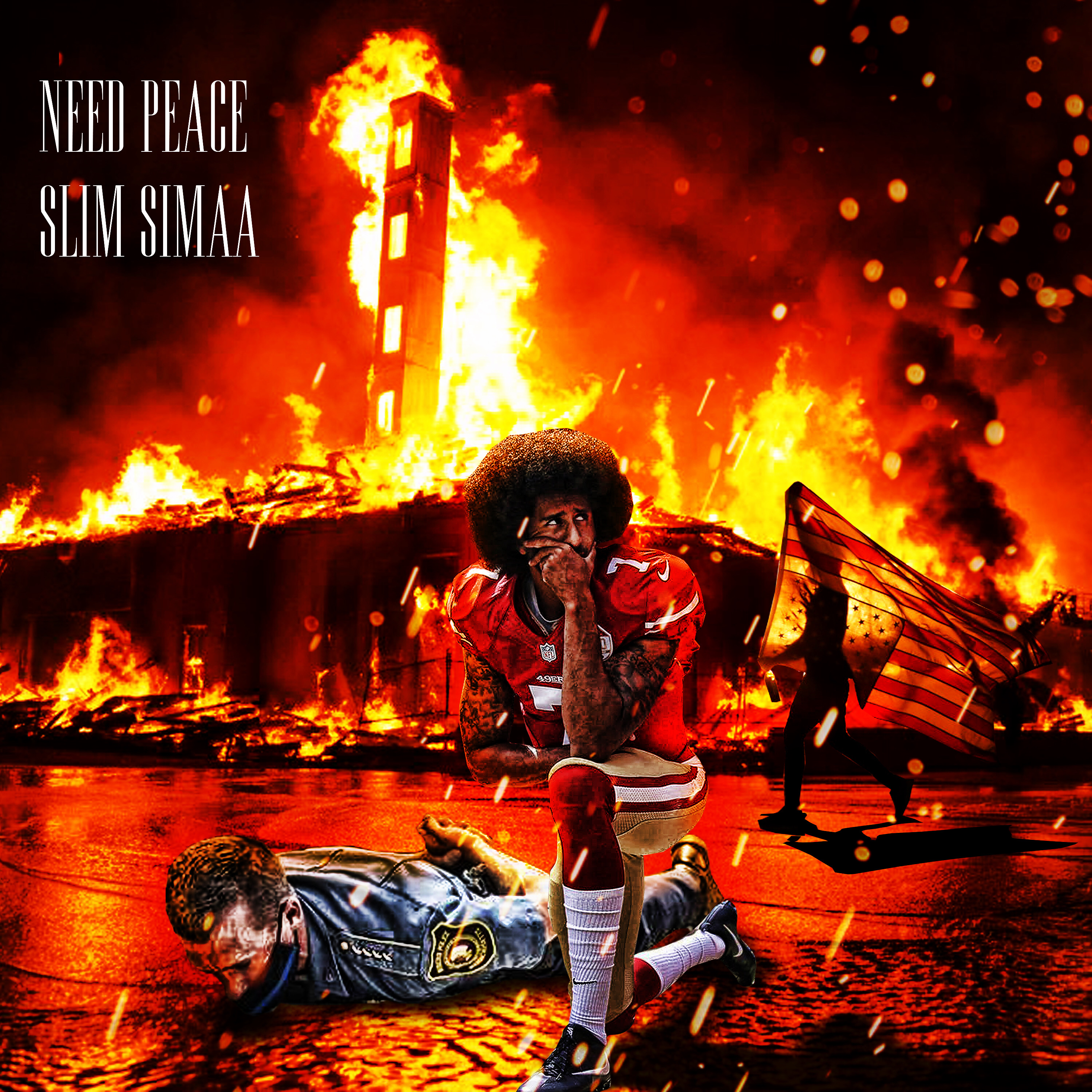 Need Peace by Slim Simaa cover art
