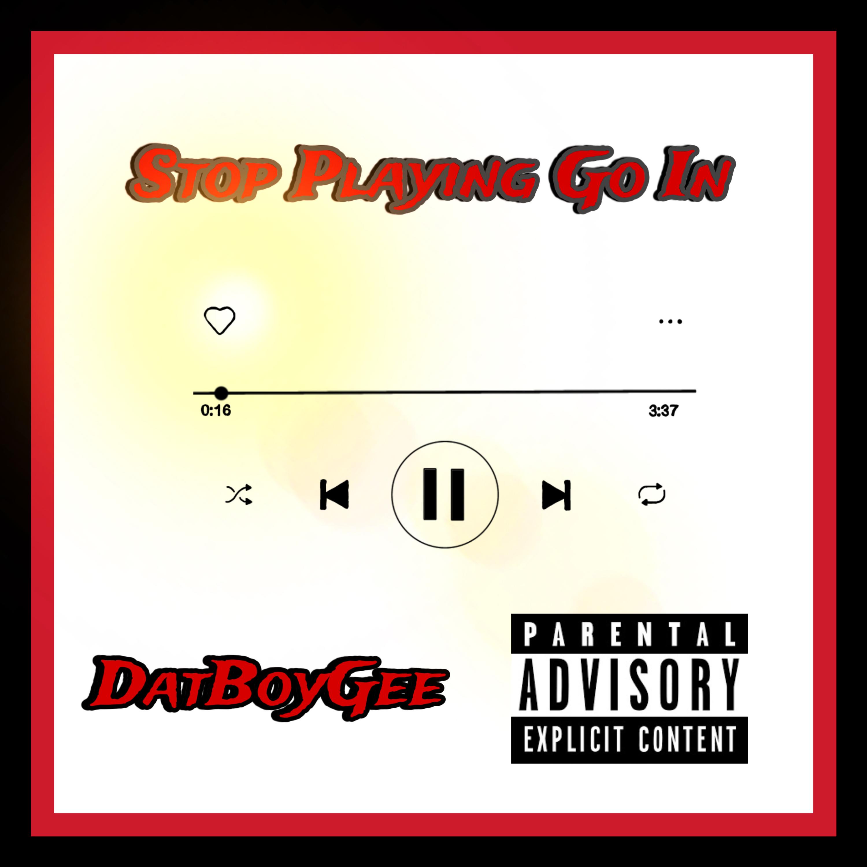 Stop Playing Go In artwork